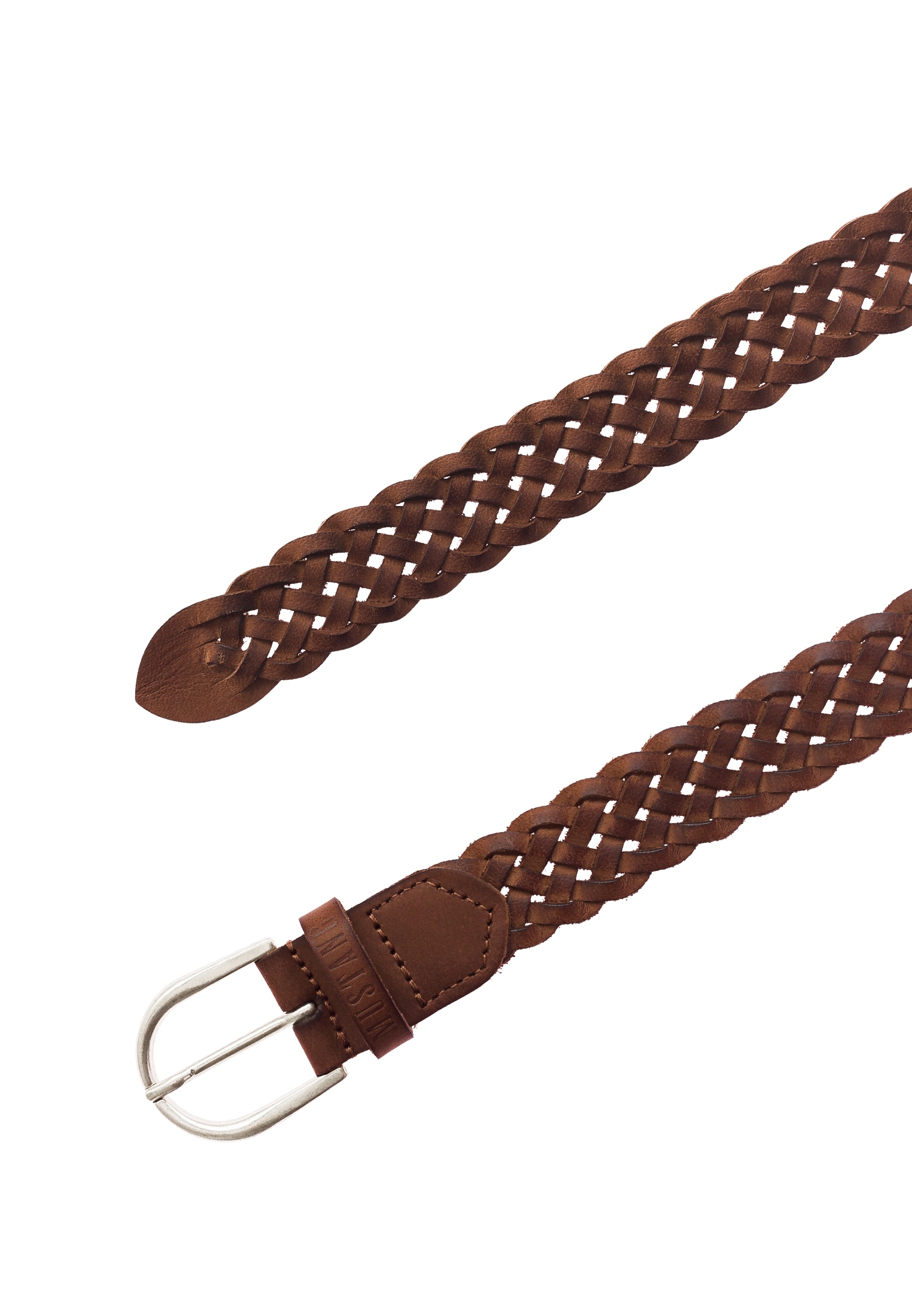 MUSTANG Flechtgürtel, (1 St.), Mit Hingucker-Flechtoptik, 3 cm