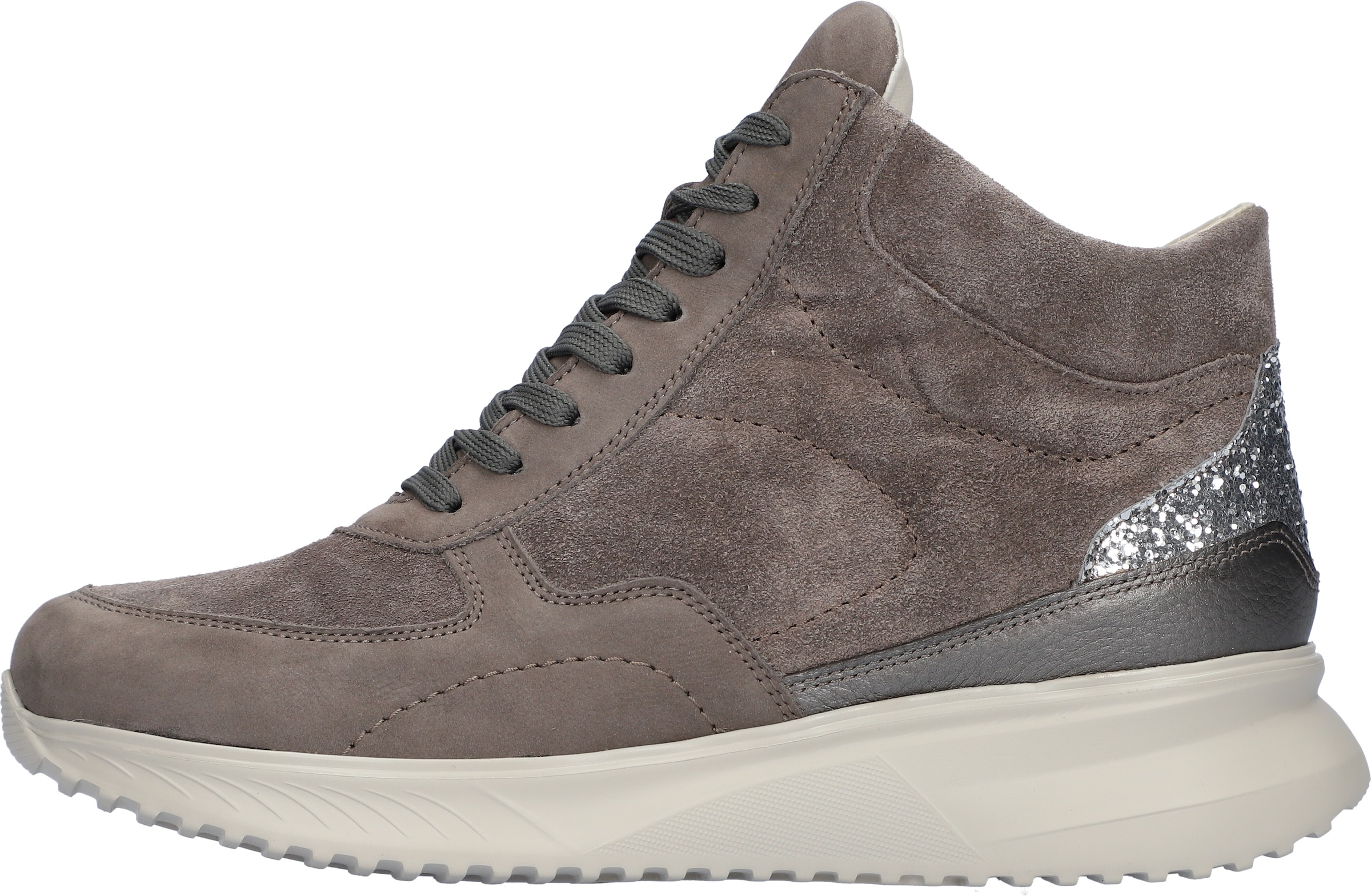 Waldläufer Schnürboots »K-JANKA«  Schnürstiefelette, Bequemschuh, Glitter an der Ferse, K-Weite