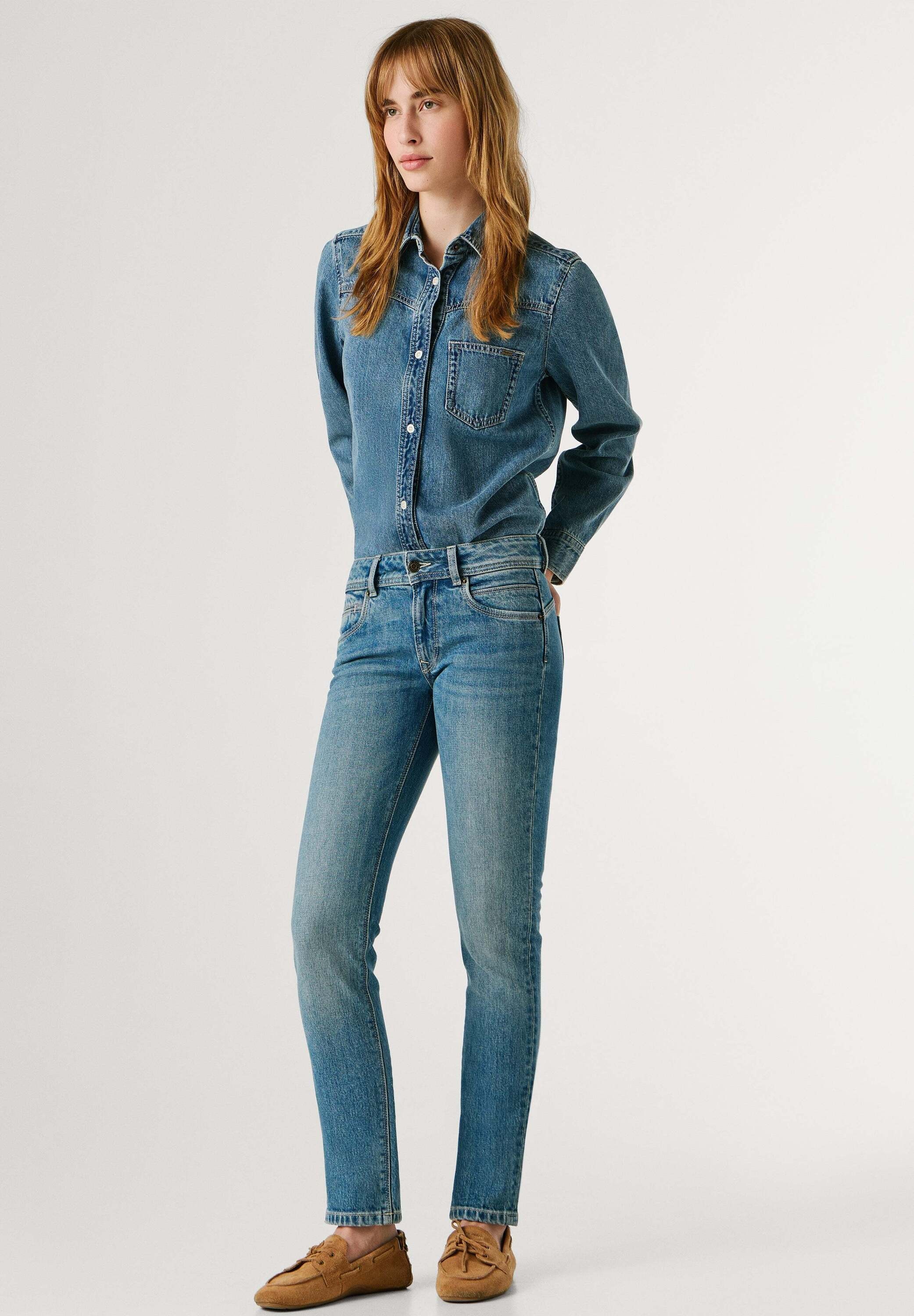 Pepe Jeans Slim-fit-Jeans »trousers SLIM JEANS LW ICONIC BROOKE«