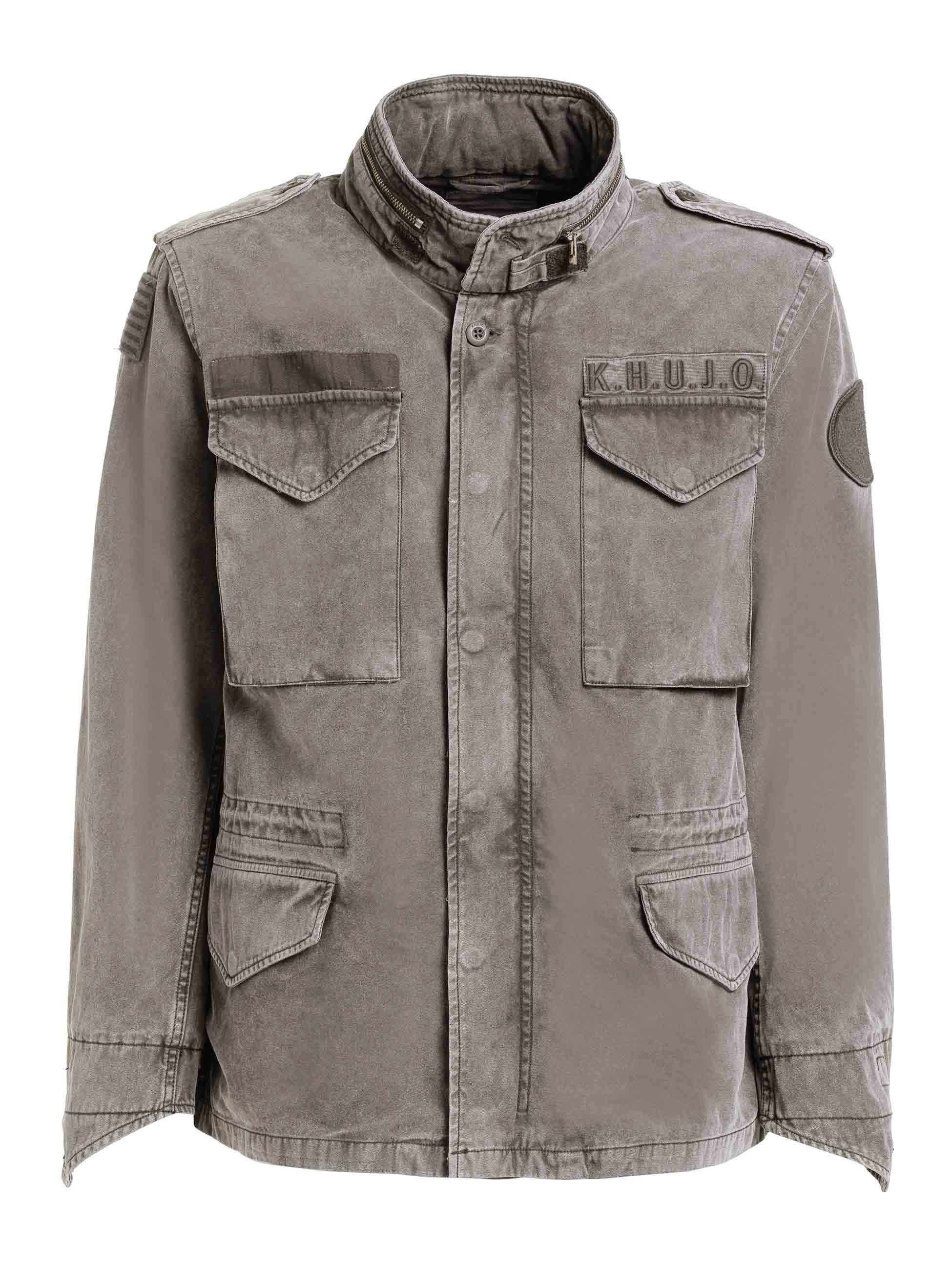 khujo Funktionsjacke »Gene« 1 Stk. tlg. mit Kapuze Übergangsparka mit Stehkragen