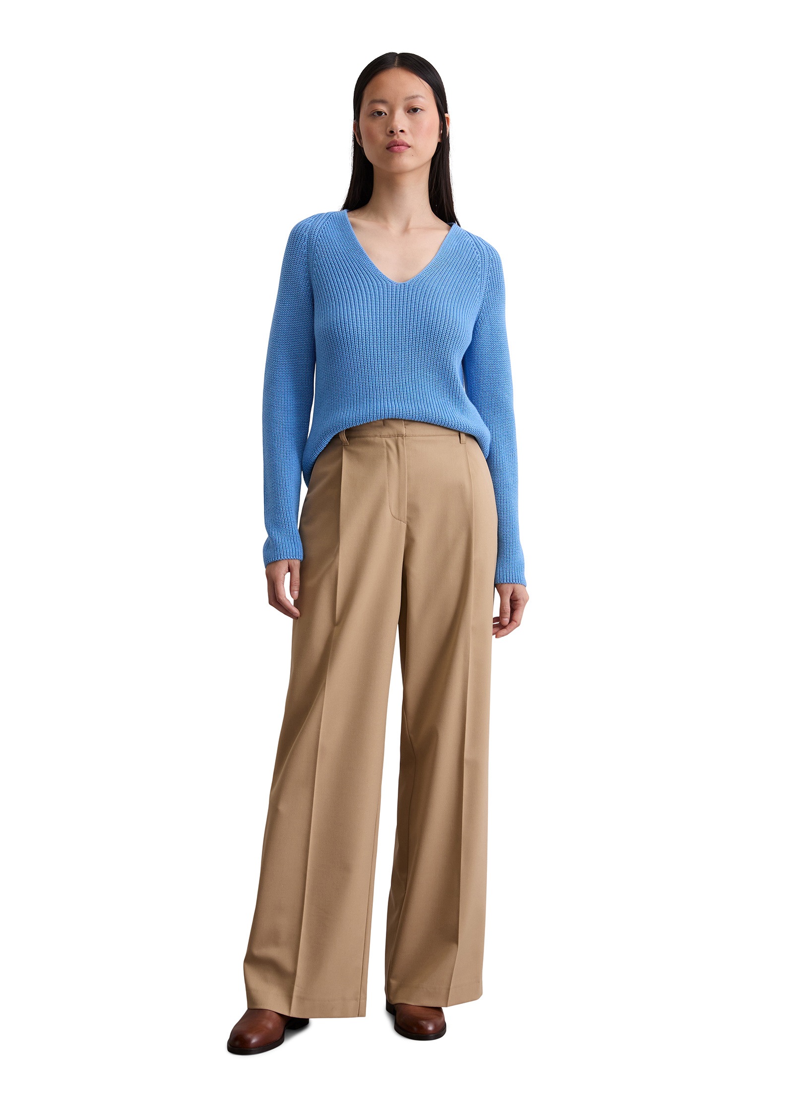 Marc O'Polo Strickpullover »aus softem Baumwoll-Garn«