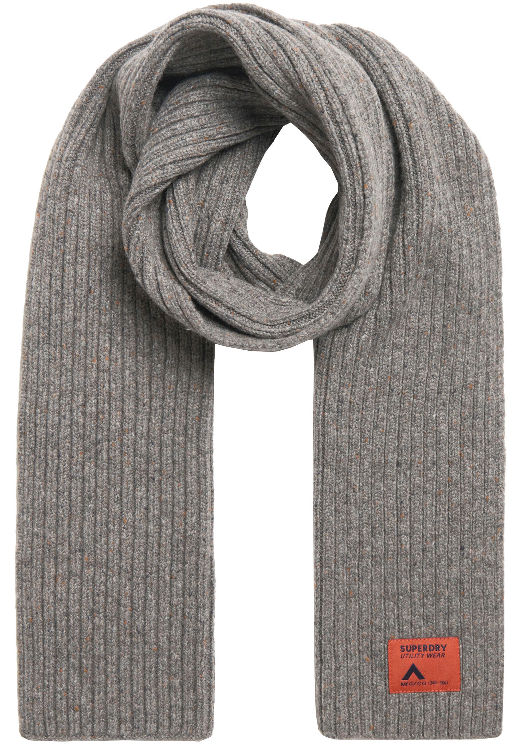 Superdry Strickschal "WORKWEAR NEP KNITTED SCARF" günstig online kaufen