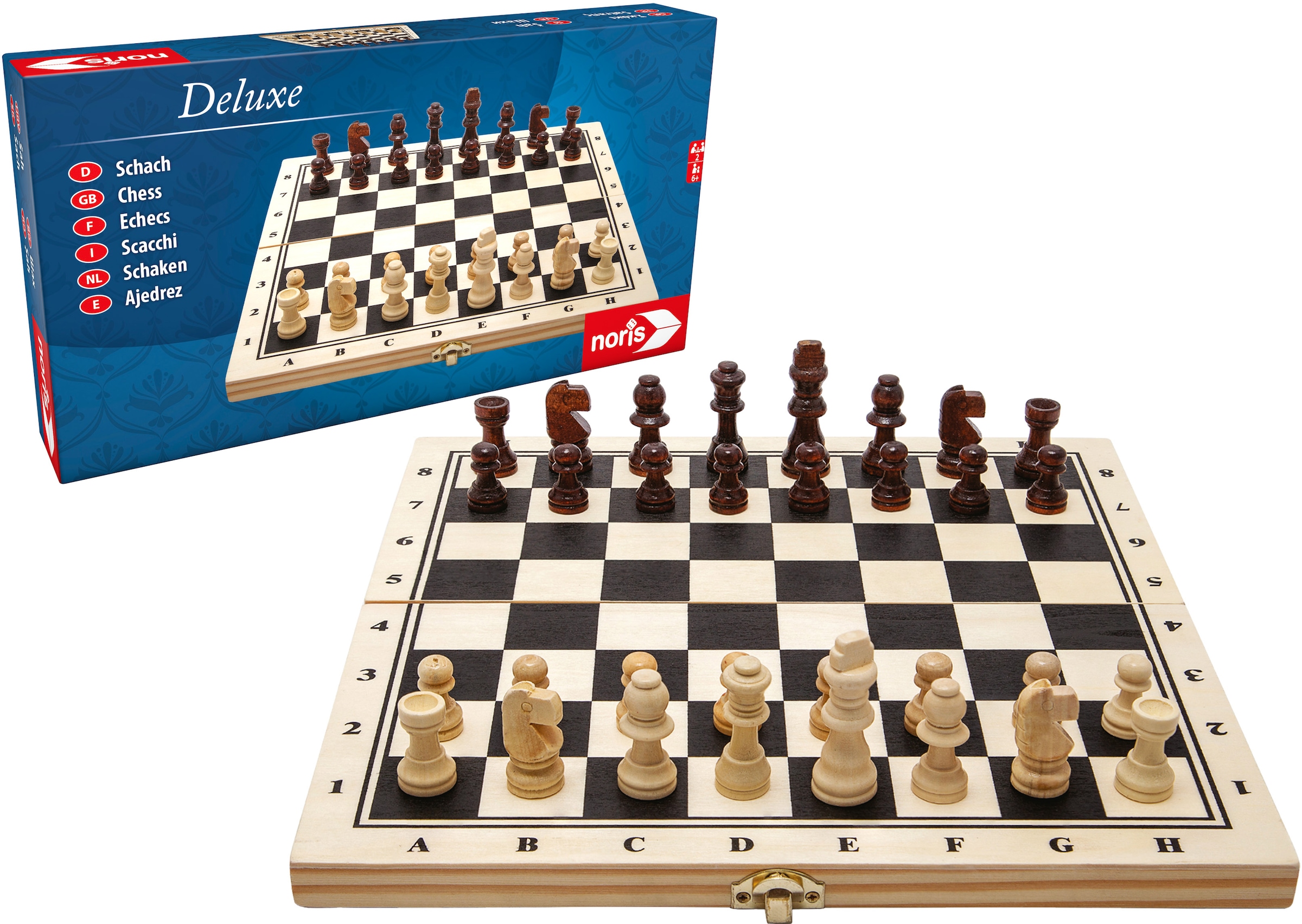 Noris Spiel »Deluxe Holz Schach«