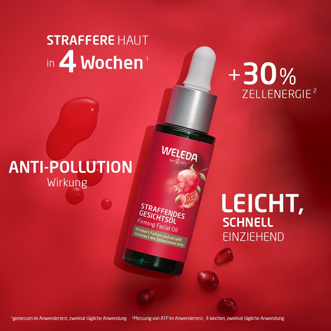 WELEDA Gesichtsöl »Weleda Straffendes Gesichtsöl Granatapfel«