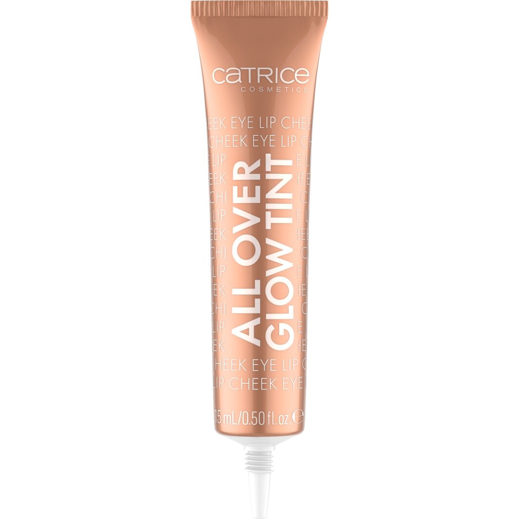 CATRICE Lippenöl "All Over Glow Tint", braun, Lippen-Kosmetika, Sanfter Schimmer, mit Vitamin C, vegan und ohne Parfüm.