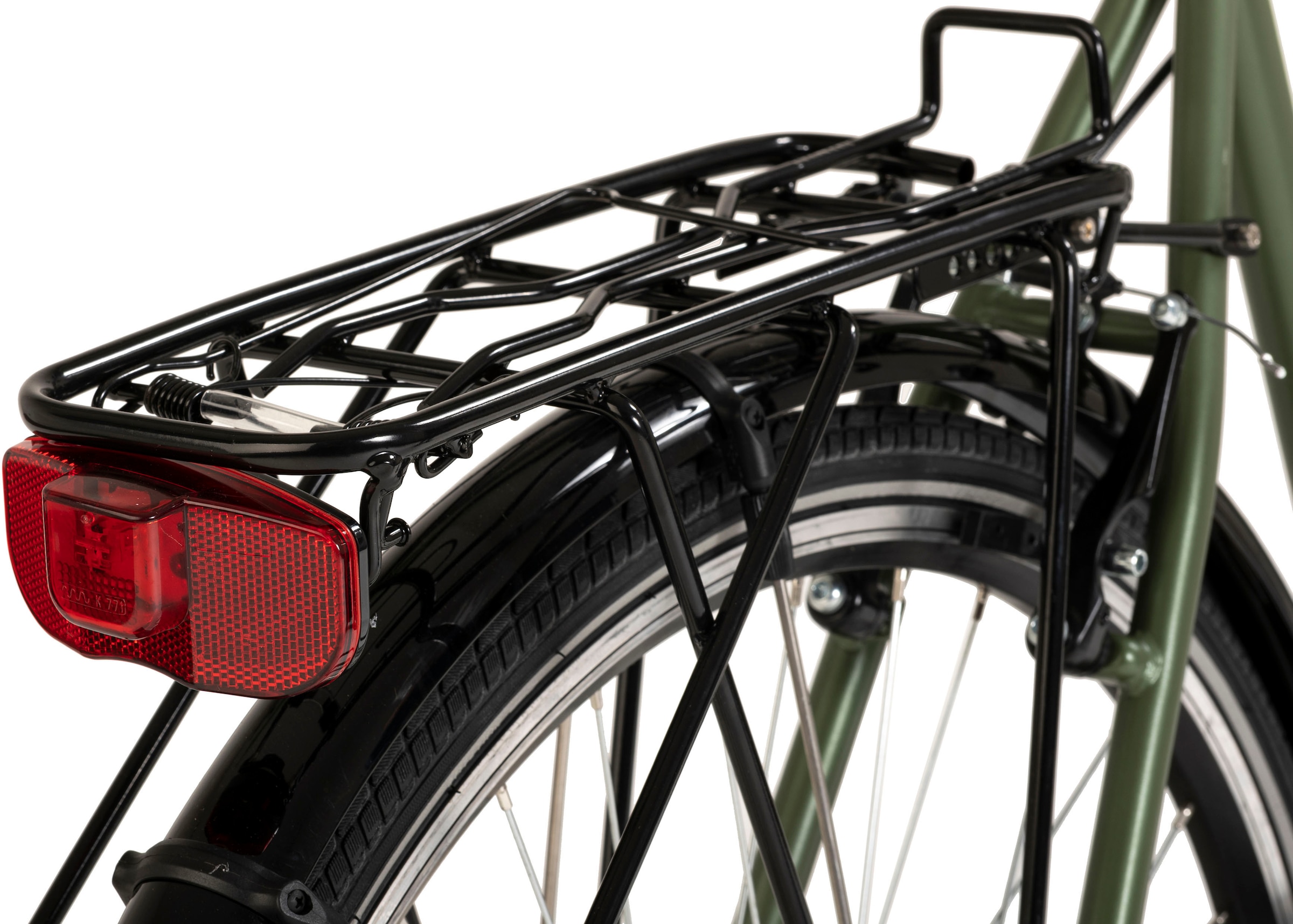 Dacapo Trekkingrad »Trekkingrad Herren 28'' Montreal Olivgrün 21 Gänge RH 58 cm«, 21 Gang, Kettenschaltung