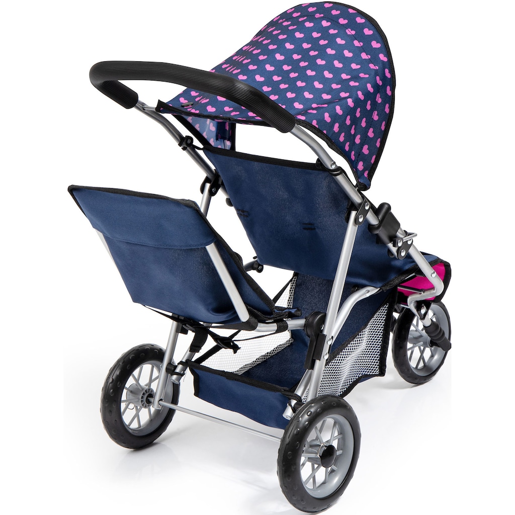 Bayer Puppen-Zwillingsbuggy »Jogger, blau«