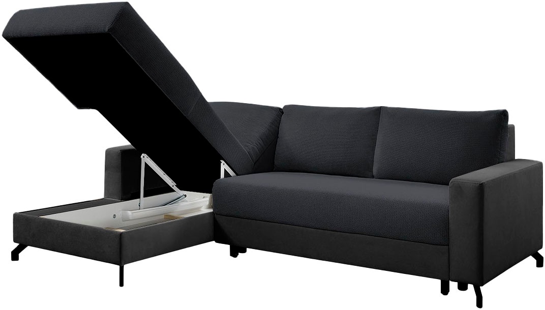 Thumbnail - exxpo - sofa fashion Ecksofa "Quattro schlicht & zeitlos, bequem, L-Form, B/T: 247/162 cm" wahlweise mit Bettfunktion, B...