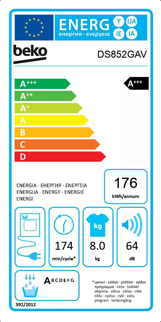 BEKO Wärmepumpentrockner | »DS852GAV«, 8 kaufen BAUR kg