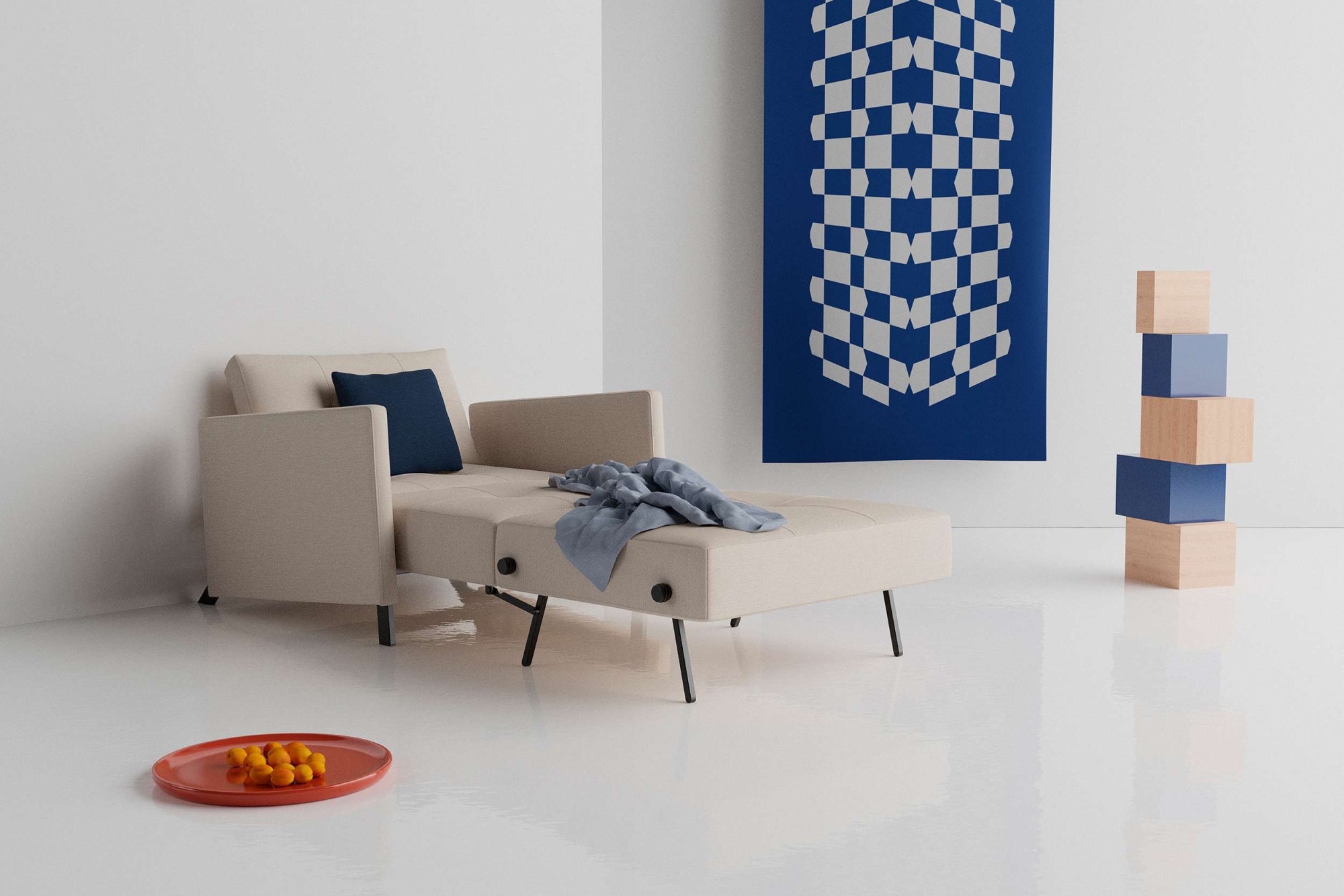INNOVATION LIVING ™ Sessel »CUBED Schlafsessel«