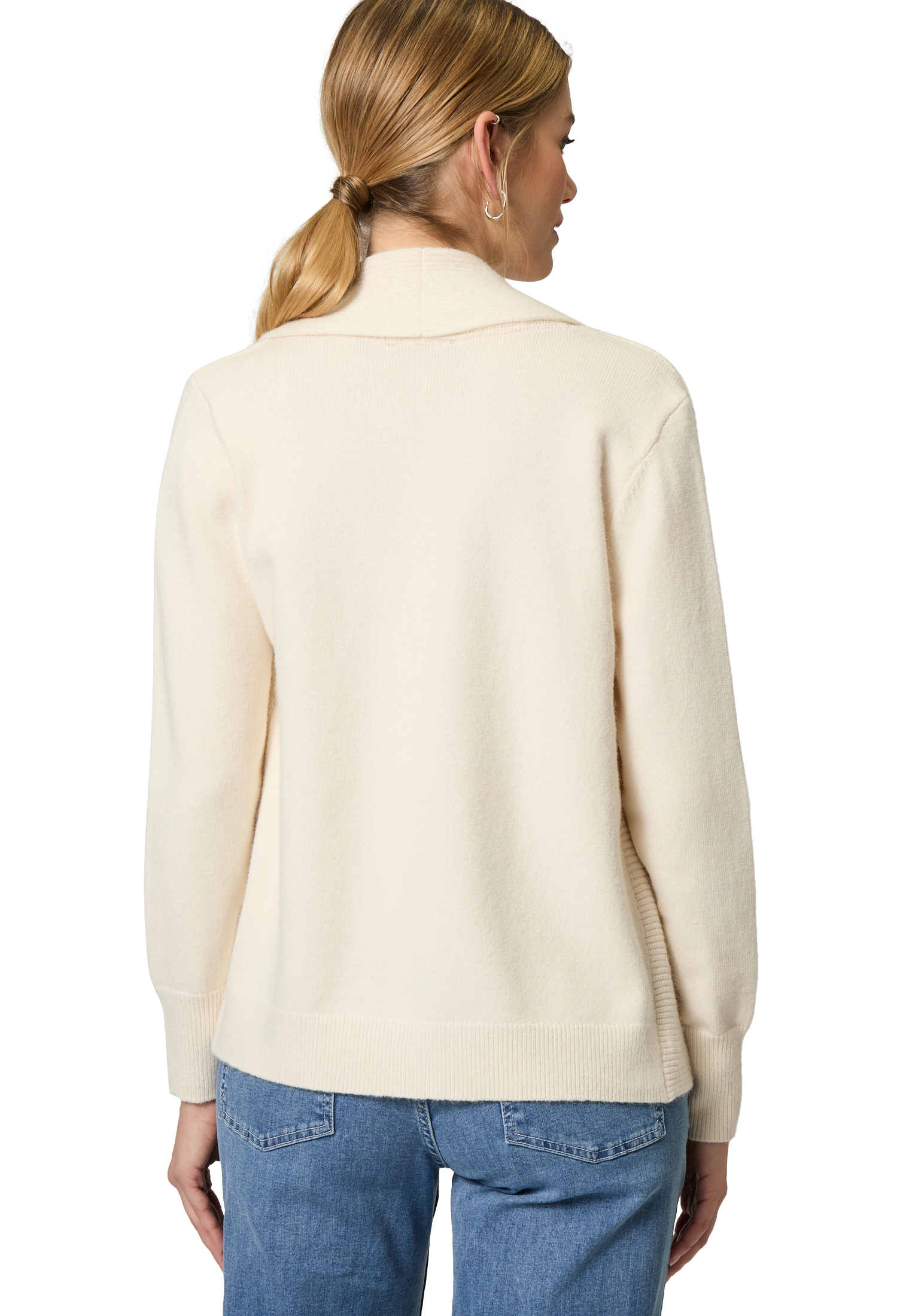 Zero Strickjacke »zero Strickjacke offener Style«, Plain/ohne Details