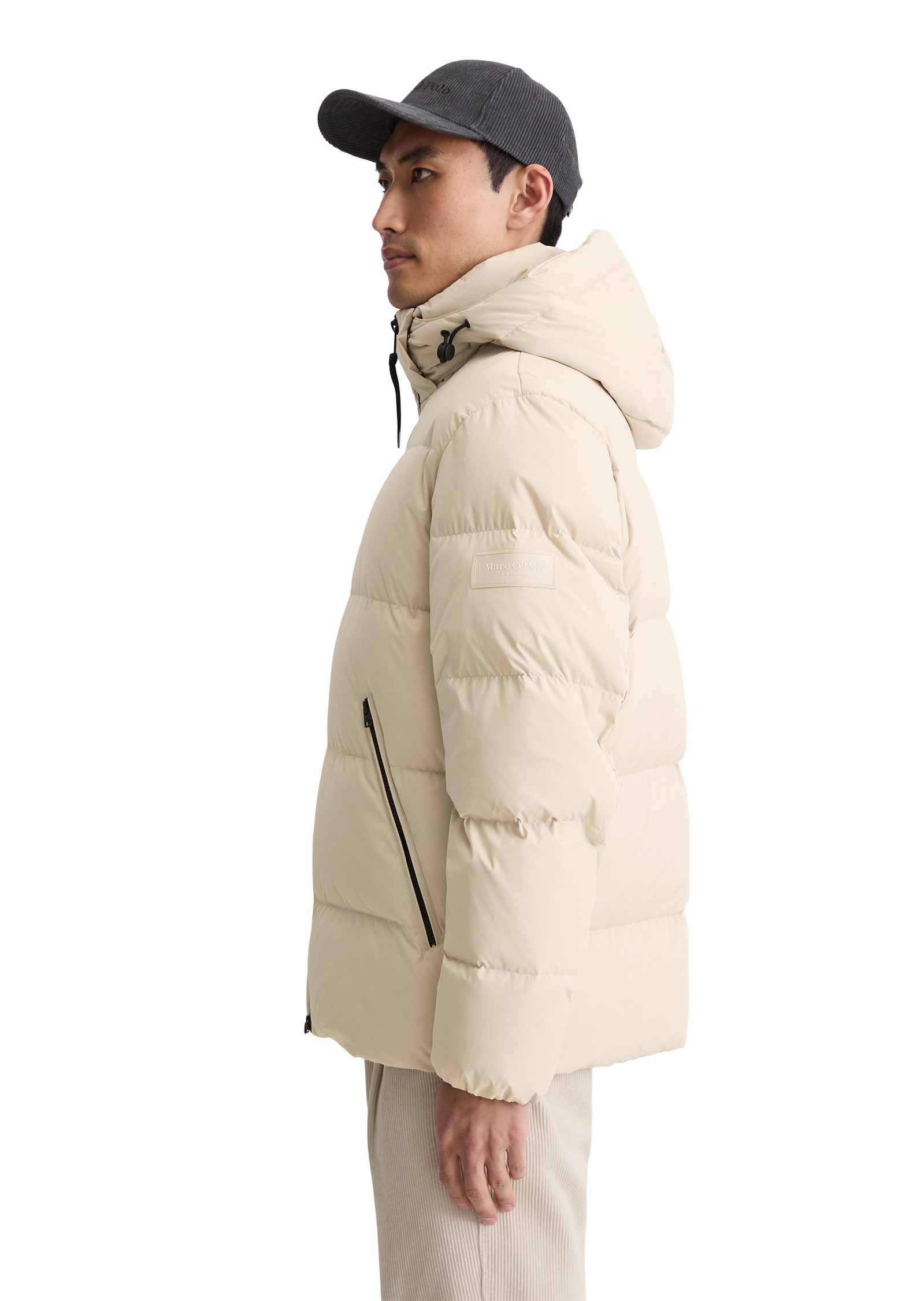 Marc O'Polo Outdoorjacke »mit abnehmbarer Kapuze« ohne Kapuze