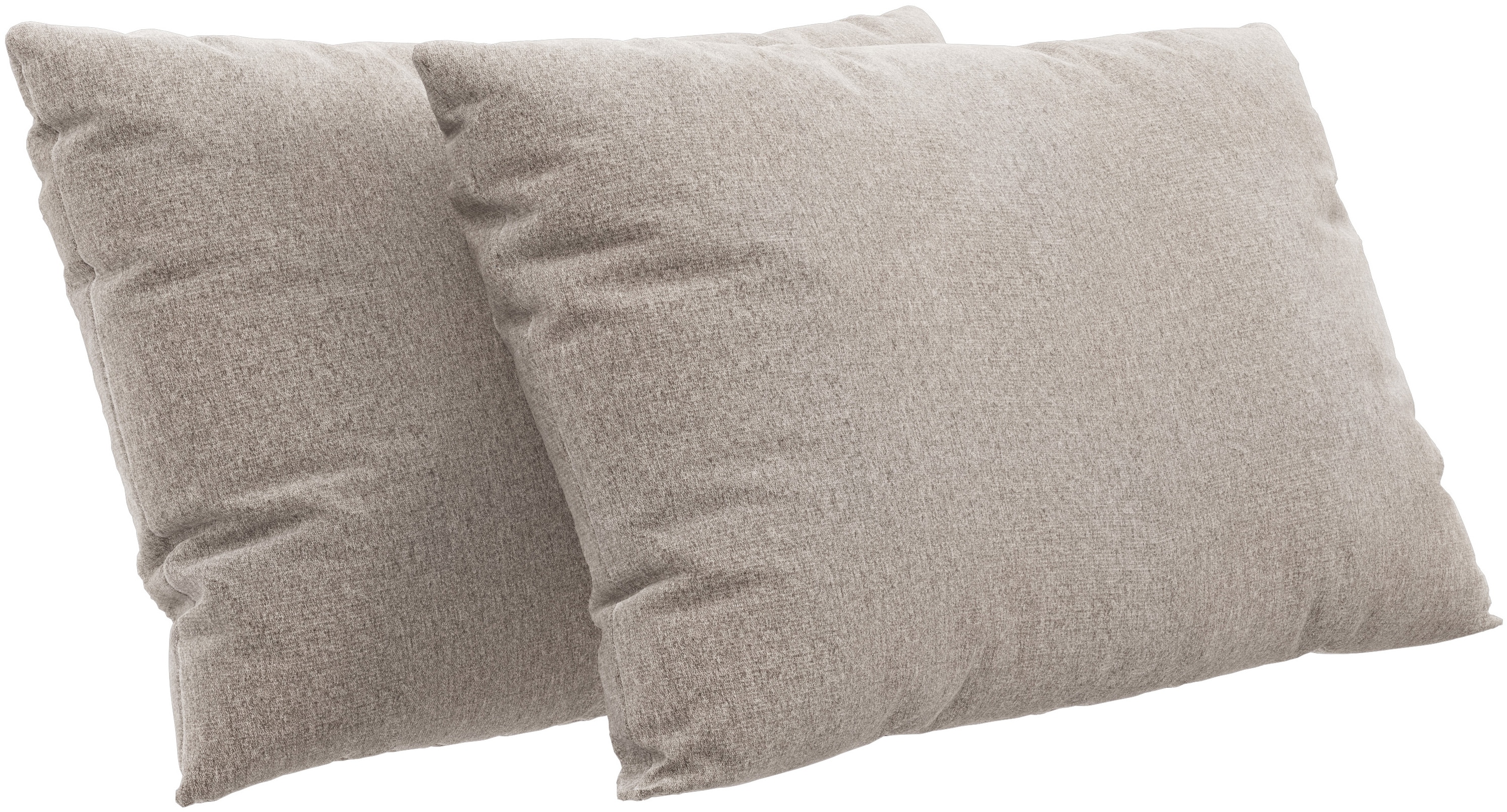 Sofakissen RAUM.ID, B:60cm H:30cm T:10cm, grau, 100% Polyester, Polsterauflagen, "Innovid", 2er Kissen-Set wahlweise in zwei Größen