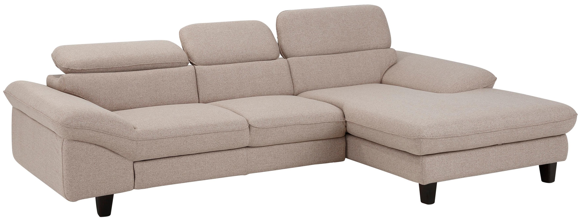 Home affaire Ecksofa »Pilot L-Form«, mit Kopfteilverstellung, wahlweise mit Bettfunktion & Bettkasten