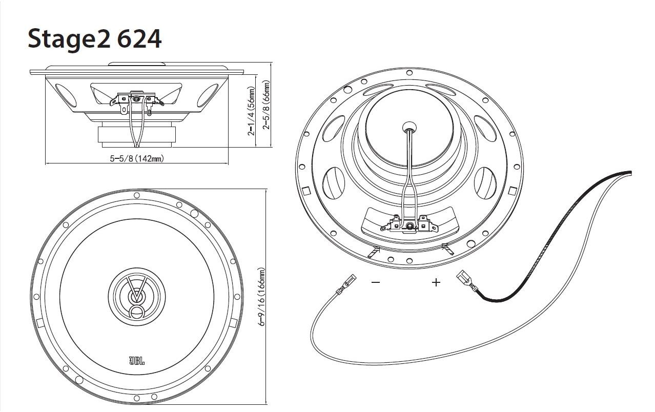 JBL Auto-Lautsprecher »Stage2 6« ( )
