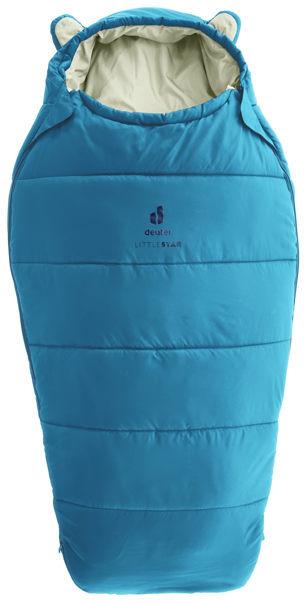 DEUTER Kinderschlafsack "LITTLE STAR", B/L: 57cm x 115cm, blau, Schlafsäcke, für Kinder, mit Reißverschlüssen an beiden Seiten, mumienförmig