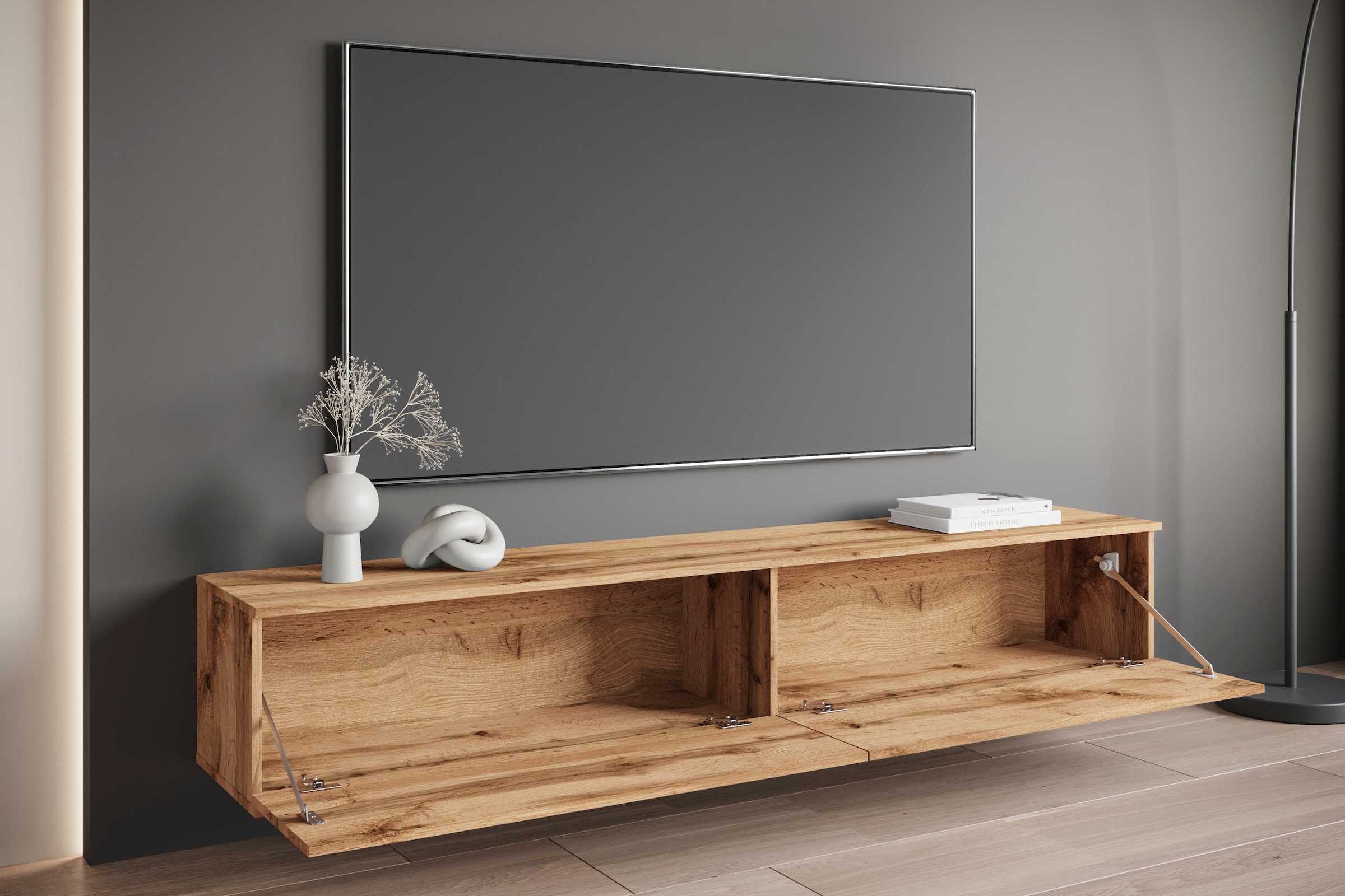 OTTO home »Kenia« 1 Stk. tlg. 2 Klappen – flexibel hängend oder stehend montierbar