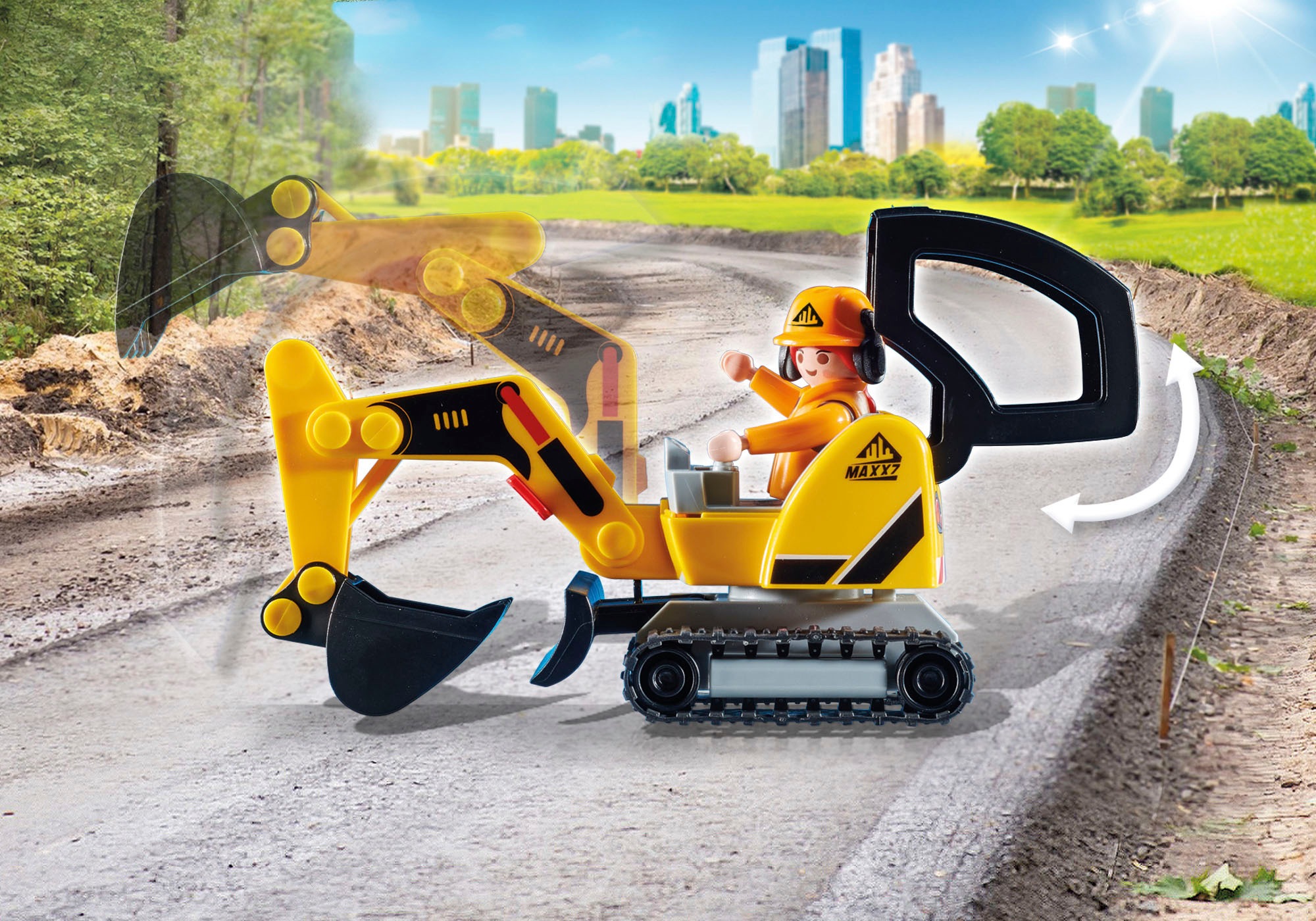 Playmobil® Konstruktions-Spielset »Straßenbau (71045), City Action«, (45 St.), Made in Europe