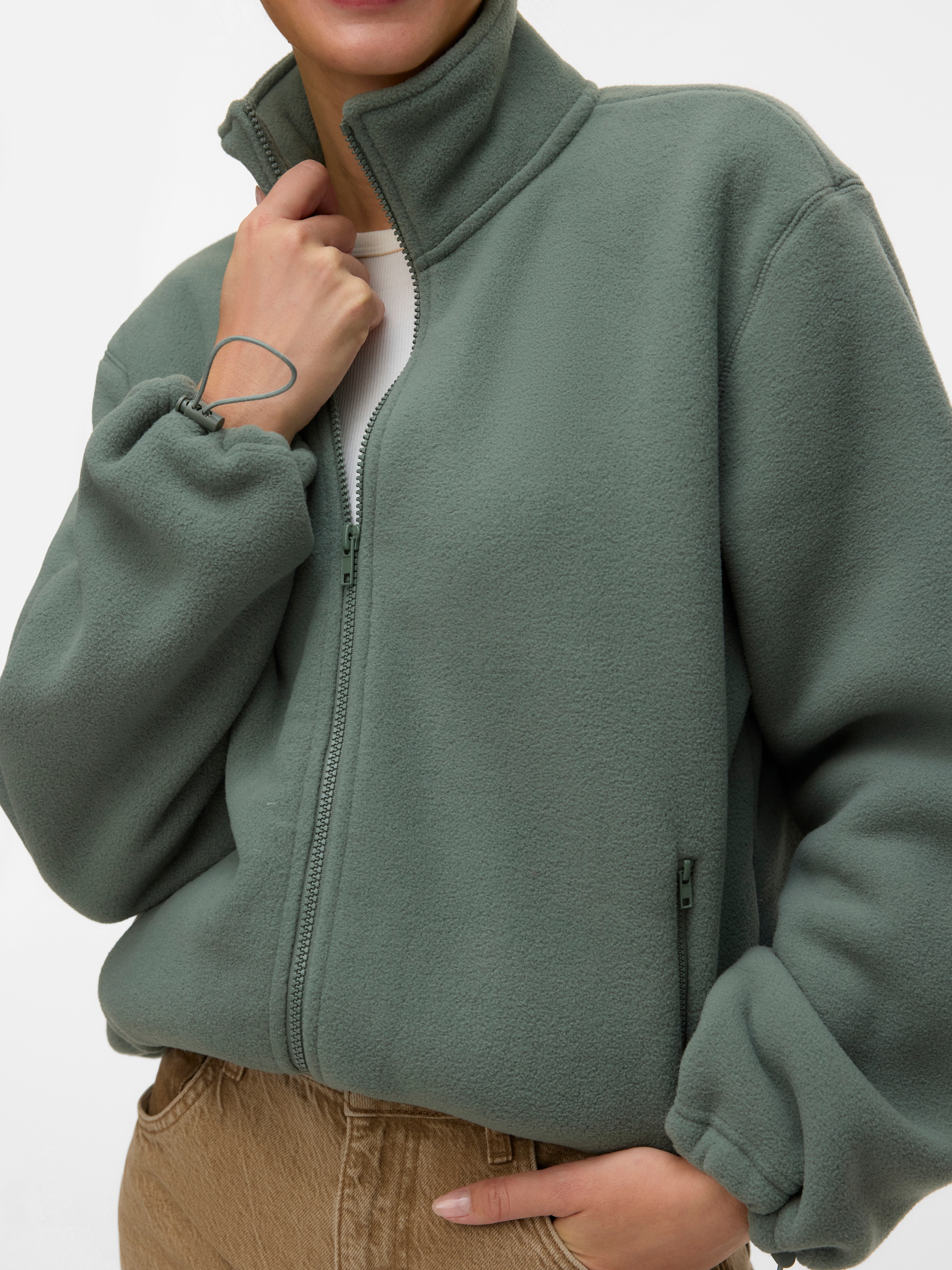 Vero Moda Fleecejacke "VMJANNIE LS FLEECE ZIP JACKET EXP" Kunstfaser günstig online kaufen