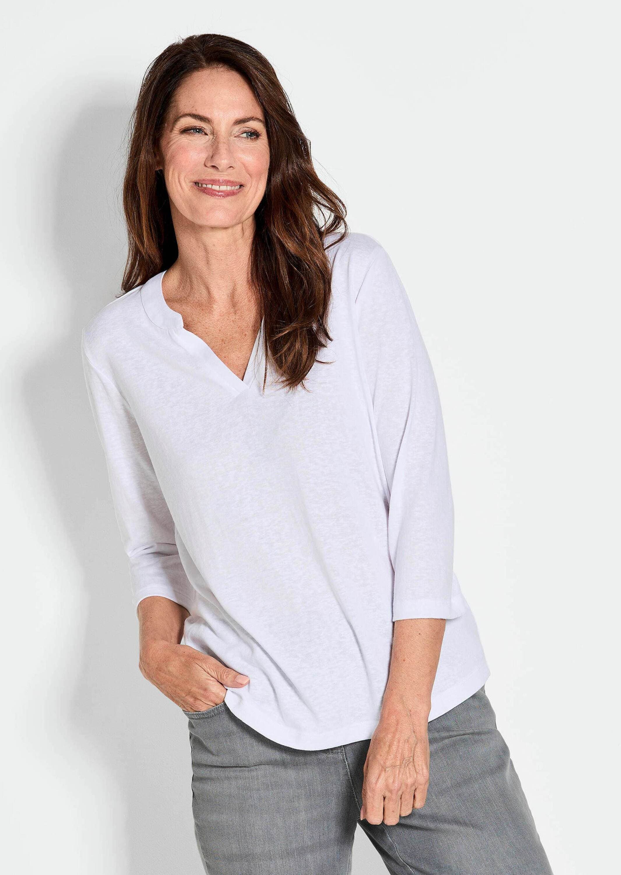 GOLDNER Kurzarmshirt »Modisches 3/4-Arm-Oberteil«