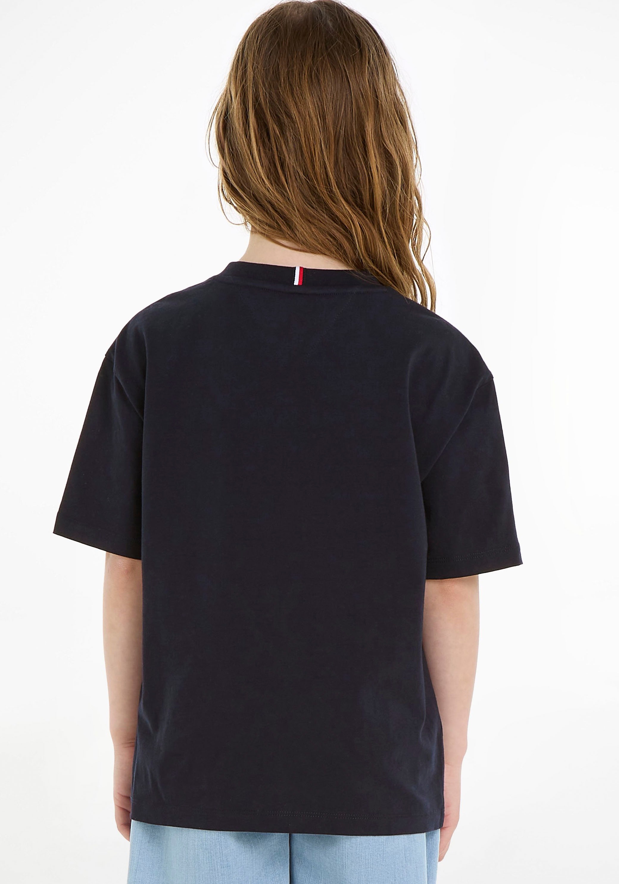 Tommy Hilfiger T-Shirt bestellen S/S«, Logo-Stickerei | großer TEE BAUR »U MONOTYPE mit