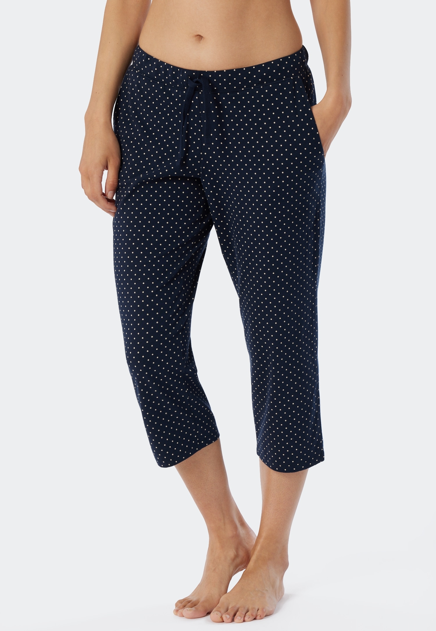 Schiesser 3/4-Hose "Mix + Relax", seitliche Taschen, Bindeband günstig online kaufen
