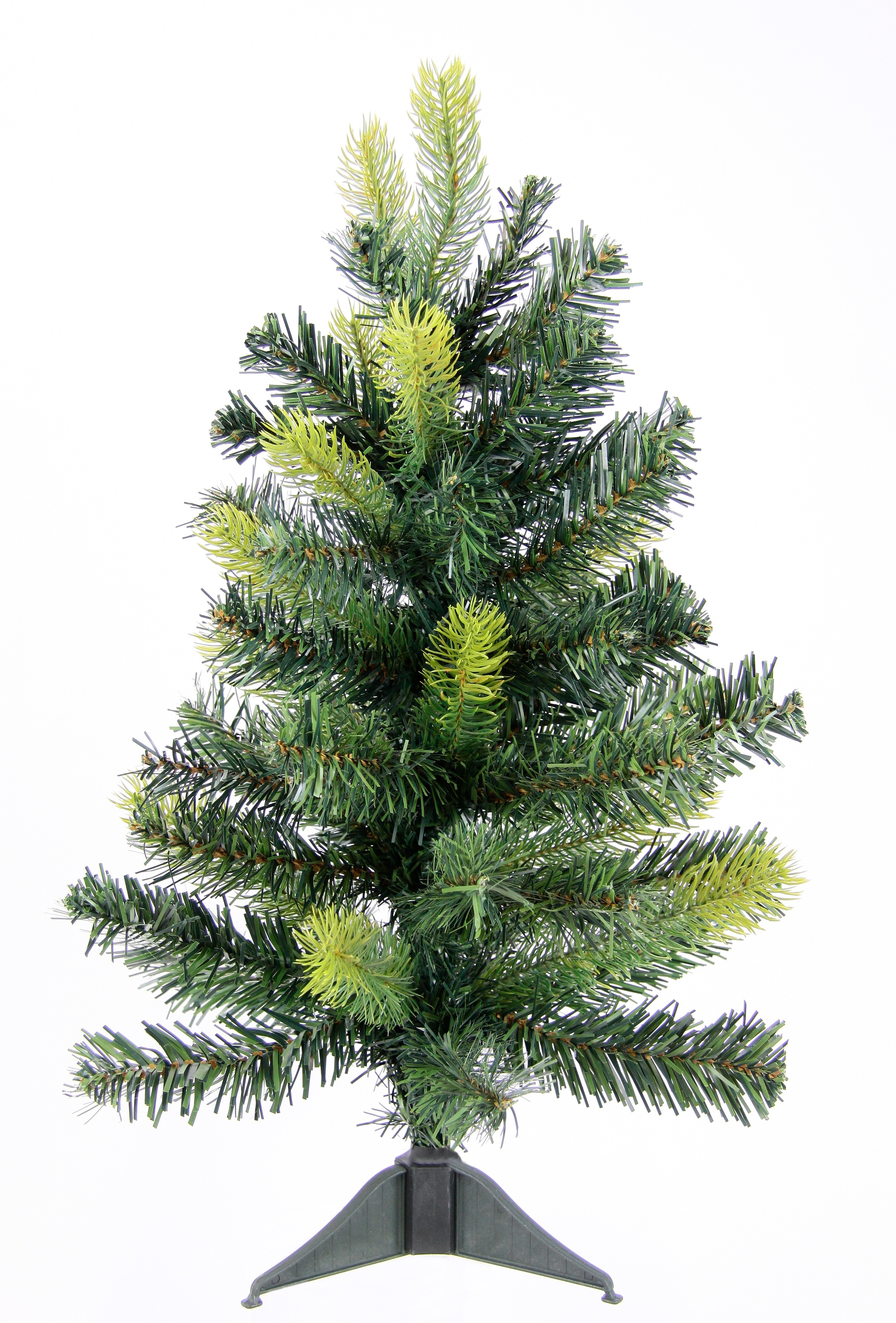 I.GE.A. Künstlicher Weihnachtsbaum "Tannenbaum", H: 60cm bisgrün, Weihnachtsbäume, Mini Christbaum Weichnadel Kunsttanne Dekobaum Weihnachtsdeko Tanne