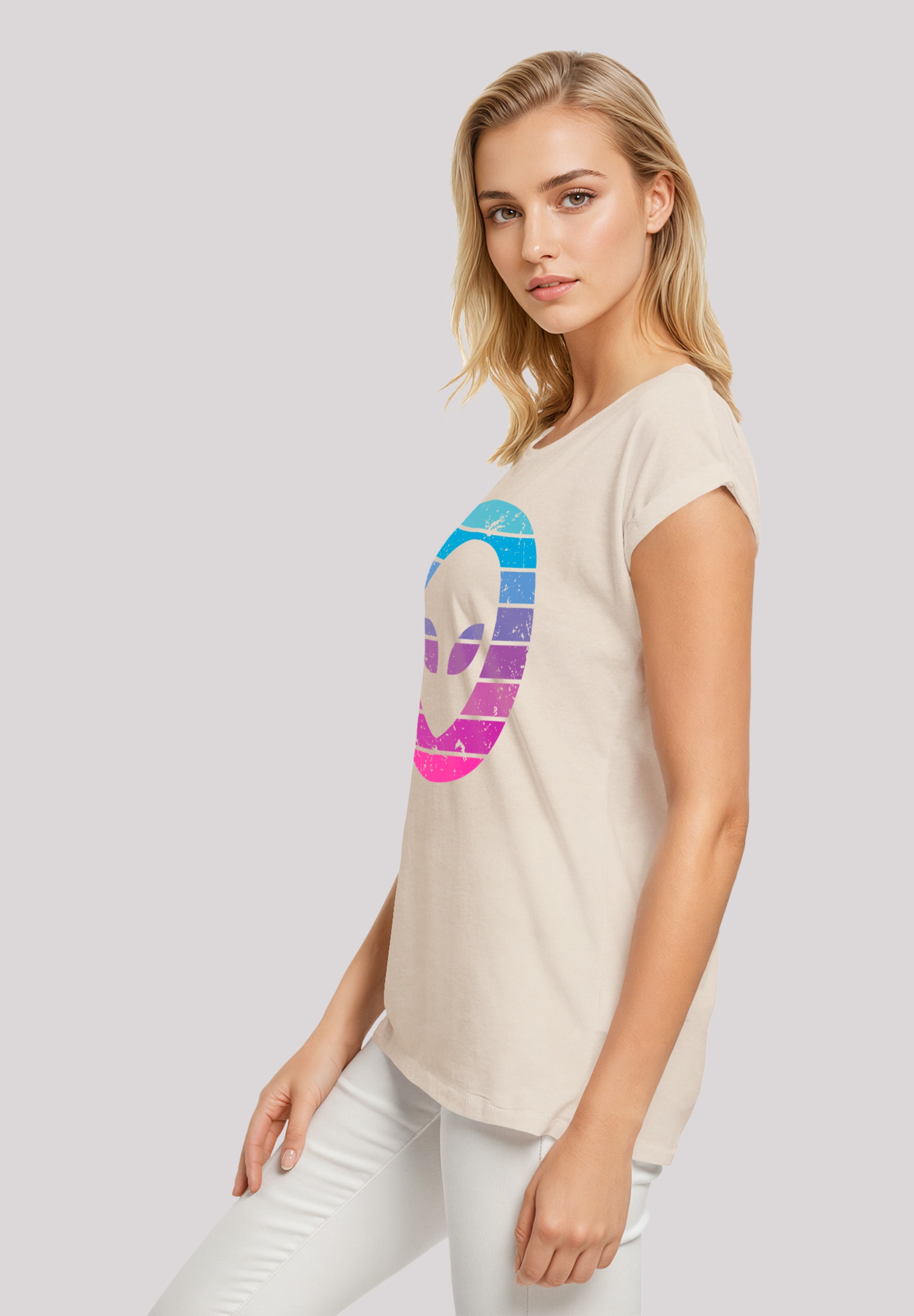 F4NT4STIC T-Shirt »Alien Kopf«, Premium Qualität