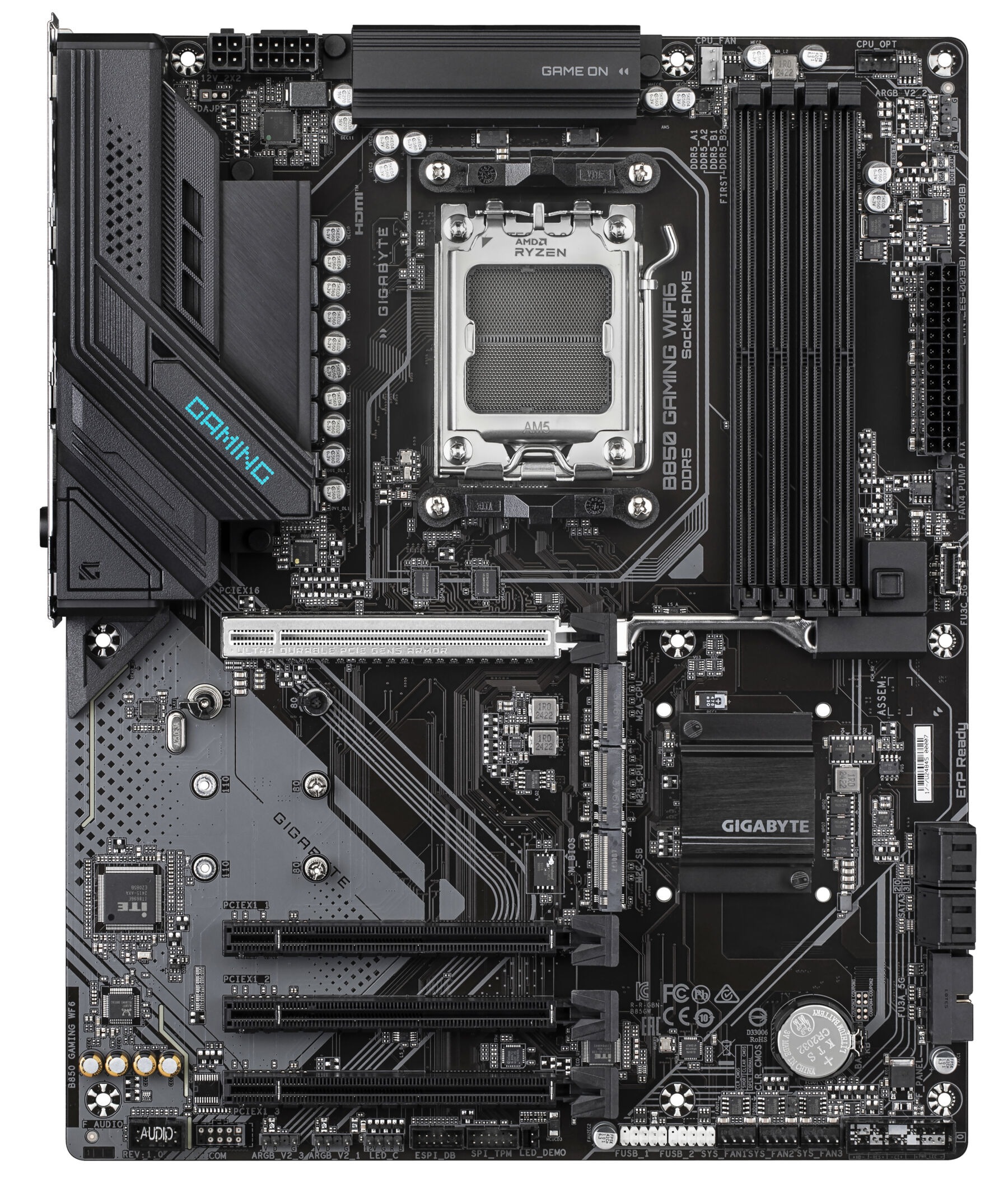 Gigabyte Mainboard »B850 GAMING WIFI6 Motherboard - AMD Ryzen 9000 Serie CPUs, 6+2+2 Phase«
