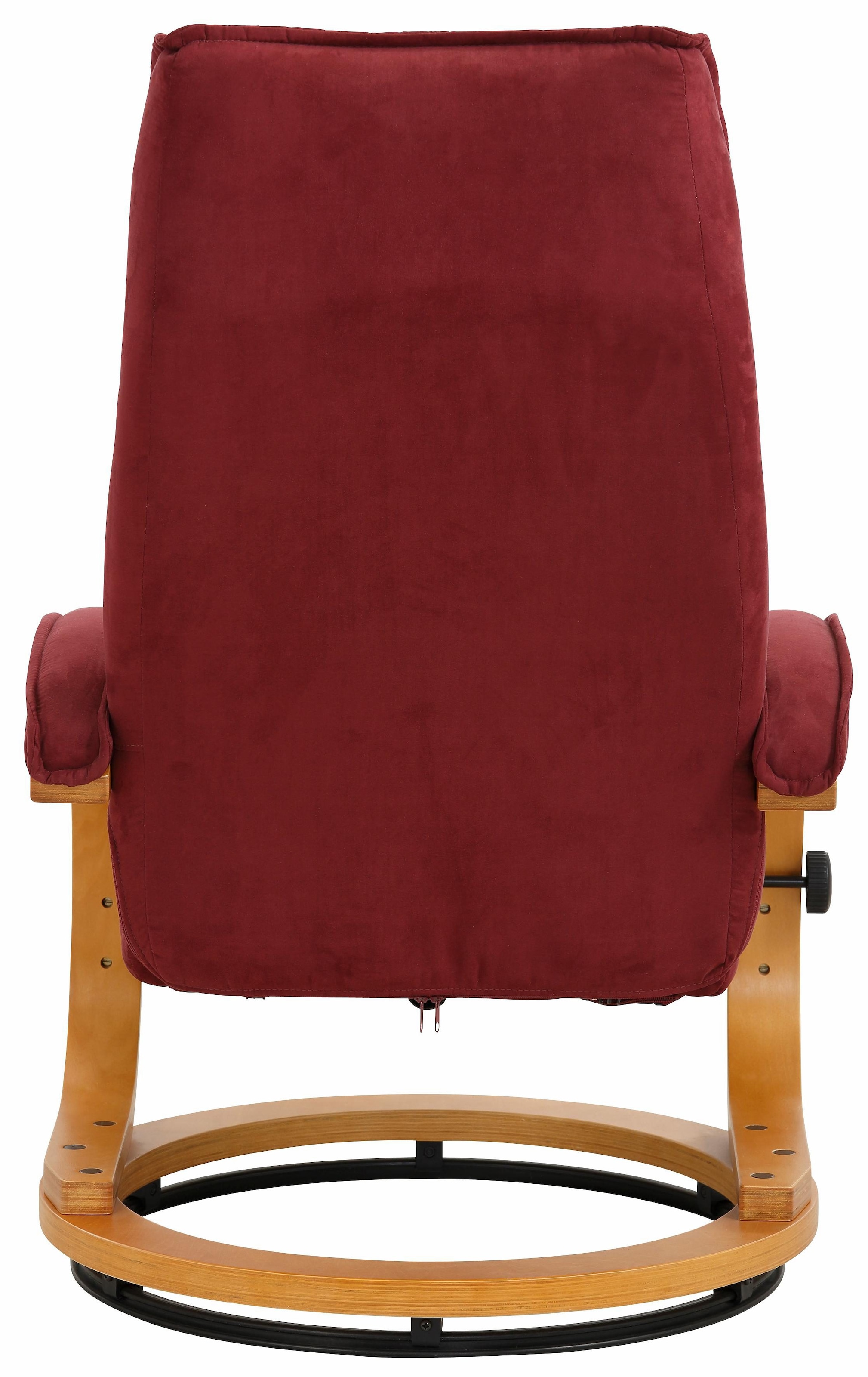 Home affaire Relaxsessel »Paris, TV-Sessel mit Hocker und manueller Liegefunktion«, (Set, 2 St., bestehend aus Sessel und Hocker), Dreh- und Kippfunktion
