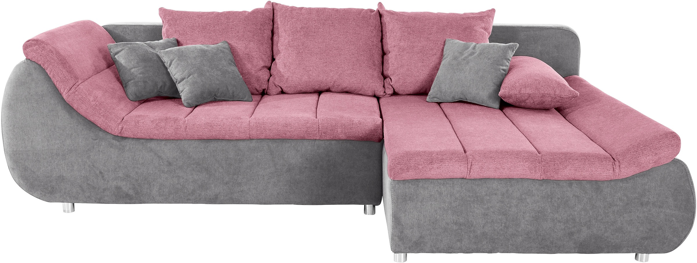 INOSIGN Ecksofa "Imola, elegant und modern, aktuelle Steppung im Sitz, bequ günstig online kaufen