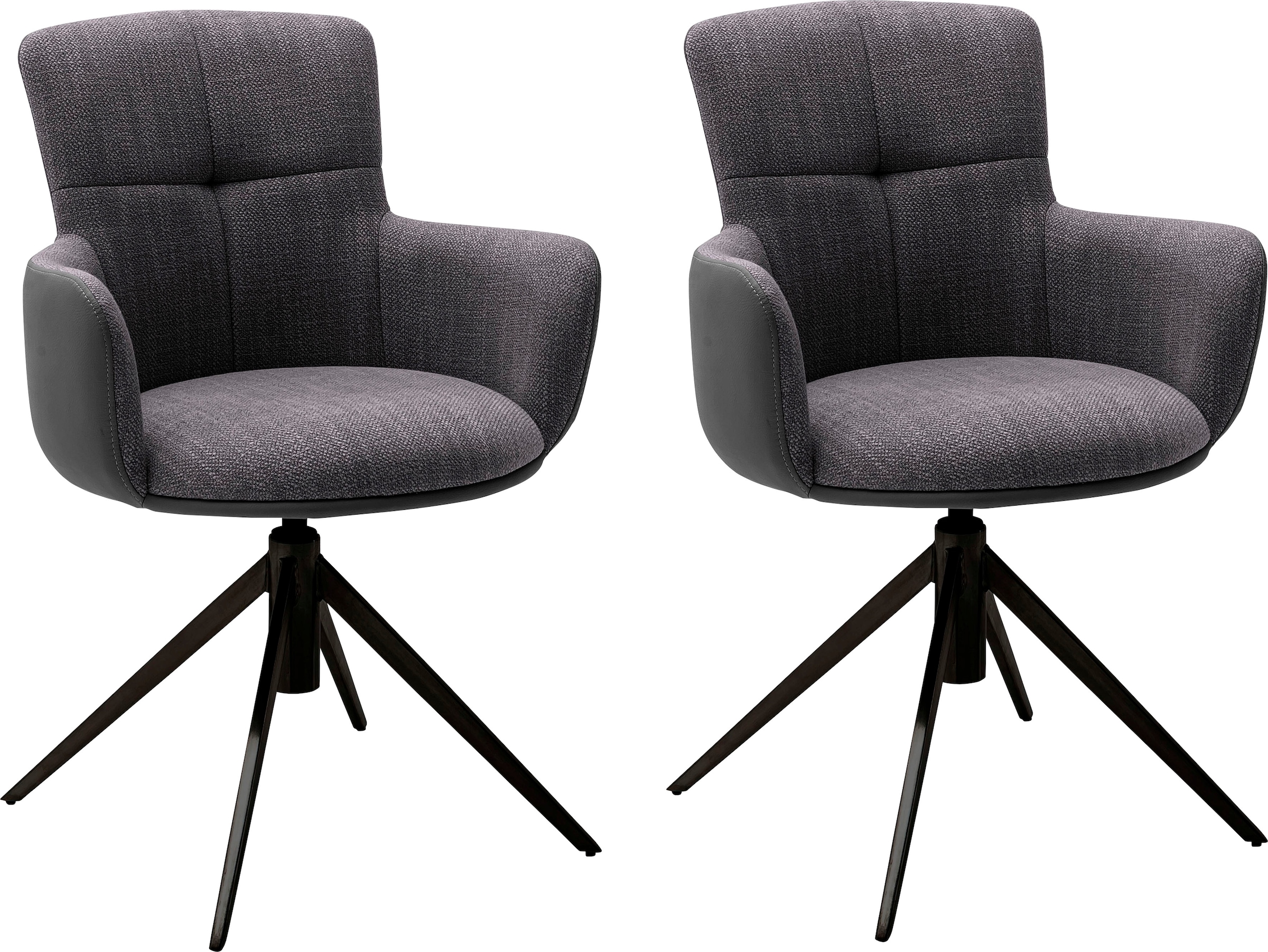 MCA furniture Esszimmerstuhl "Mecana" (Set) 2 Stk. 2er Set Materialmix, Stu günstig online kaufen