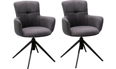 MCA furniture 4-Fußstuhl »Xativa«, 2 St., 180°drehbar mit Nivellierung, Komfortsitzhöhe  49 cm | BAUR