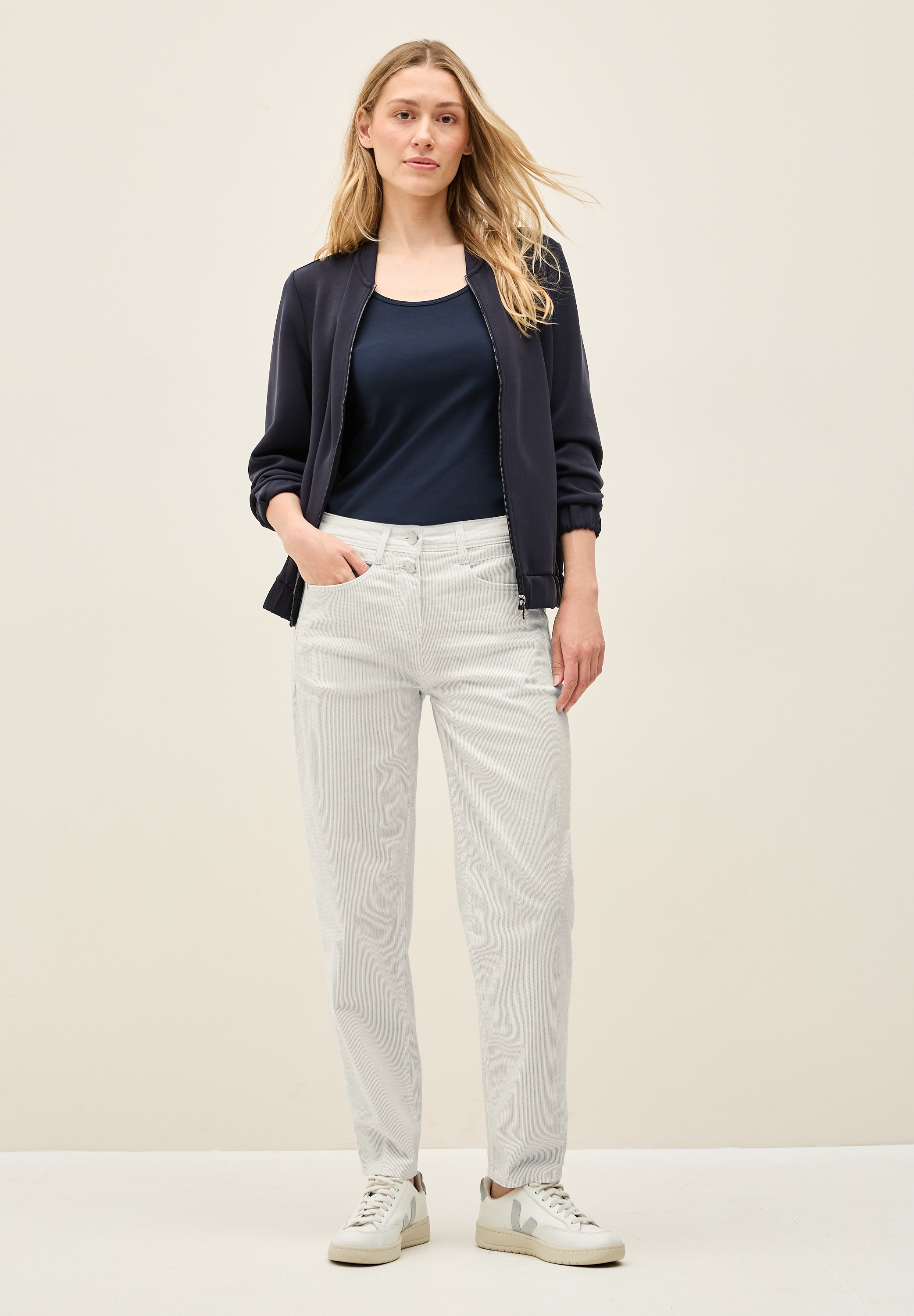 Cecil Loose-fit-Jeans, High Waist