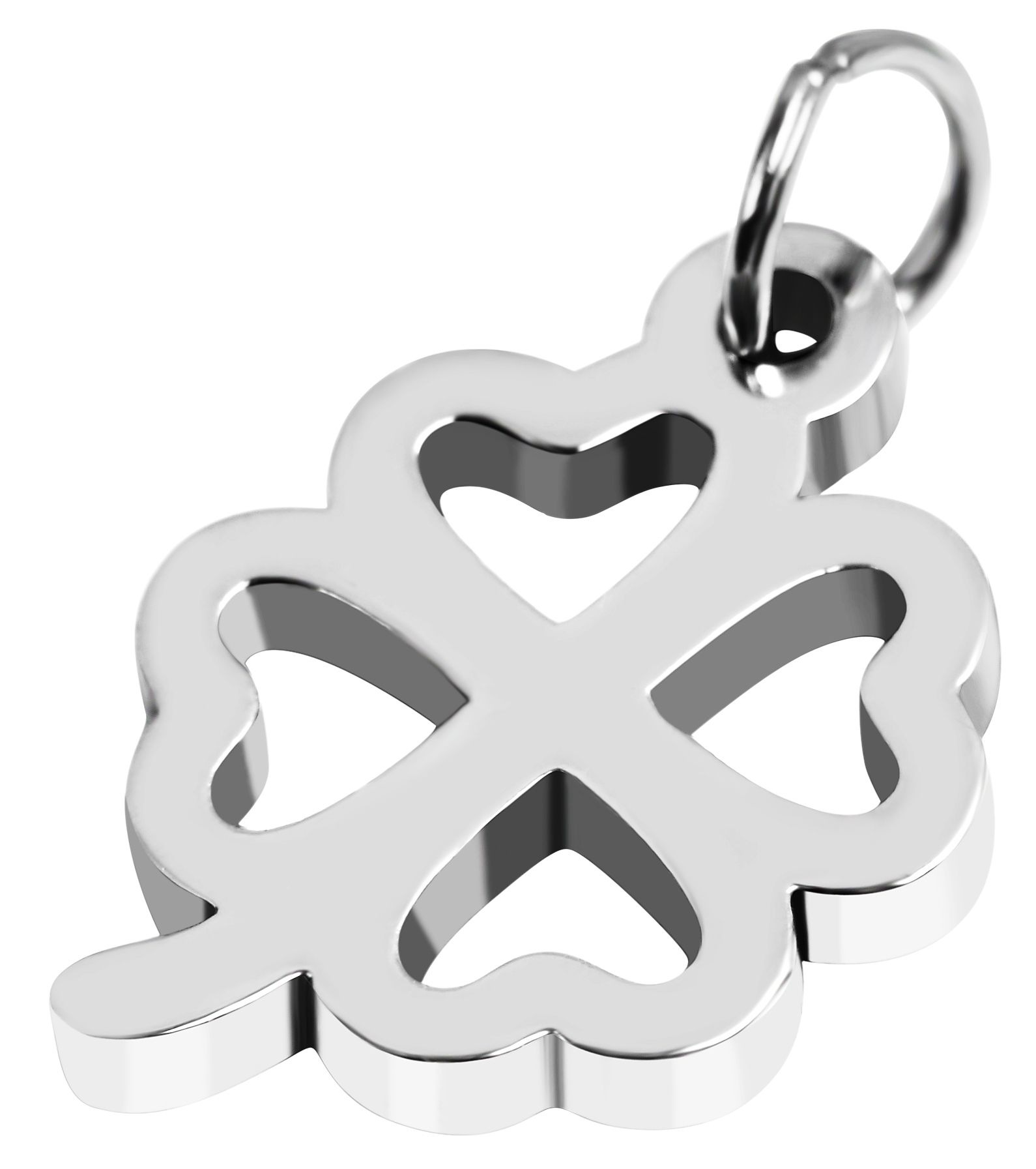 Adelia´s Kettenanhänger »Damen Anhänger – Kleeblatt Anhänger aus Edelstahl«  Perfekt als Geschenk zum Valentinstag