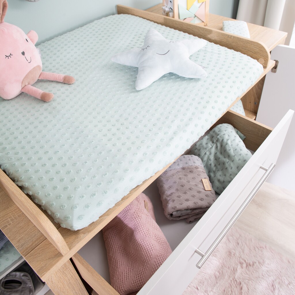 roba® Babyzimmer-Komplettset »Matilda«, (Set, 3 St., Gitterbett, Wickelkommode, Kleiderschrank)