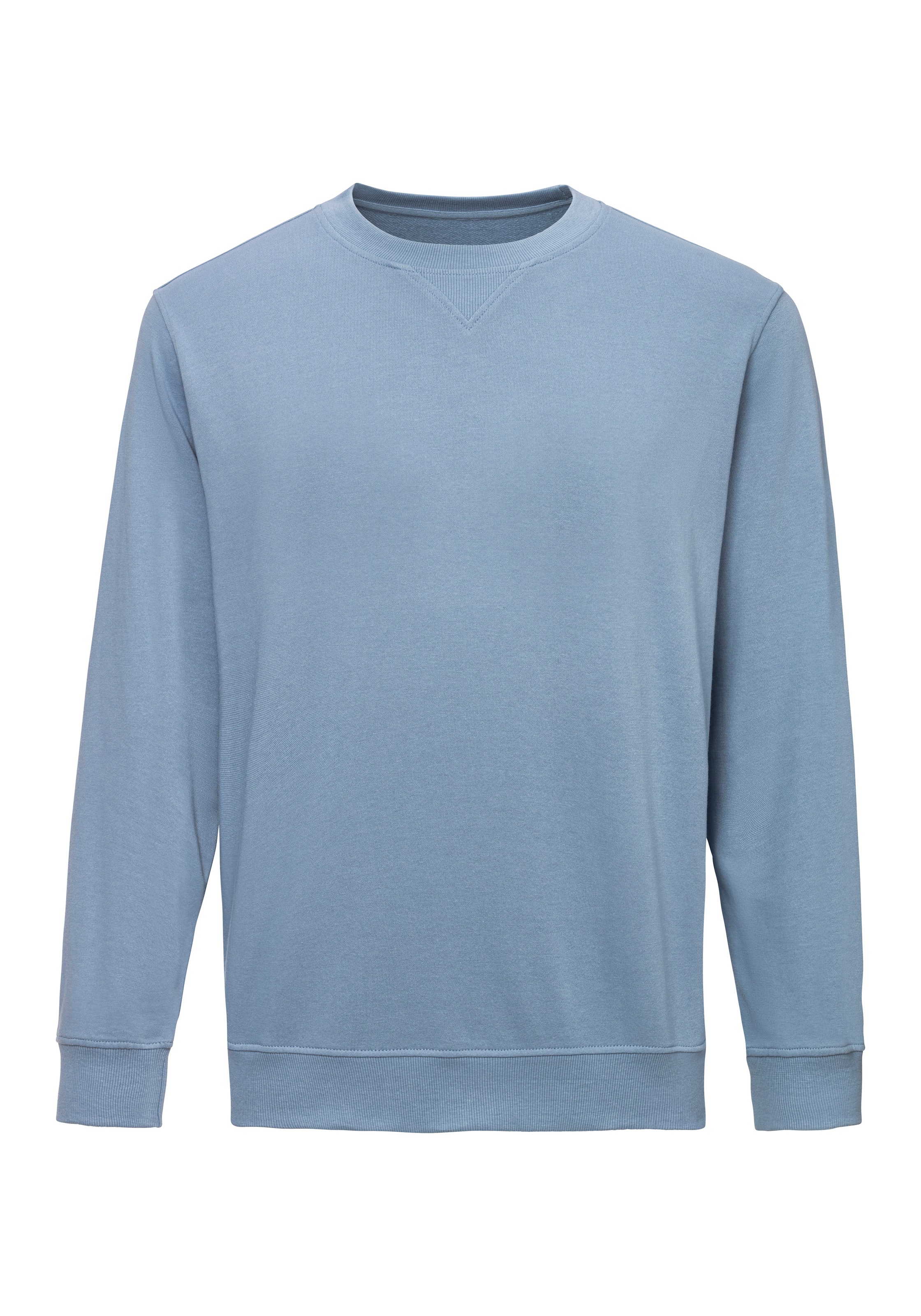 KangaROOS Sweatshirt "mit coolem Rippeinsatz am Ausschnitt vorn" günstig online kaufen