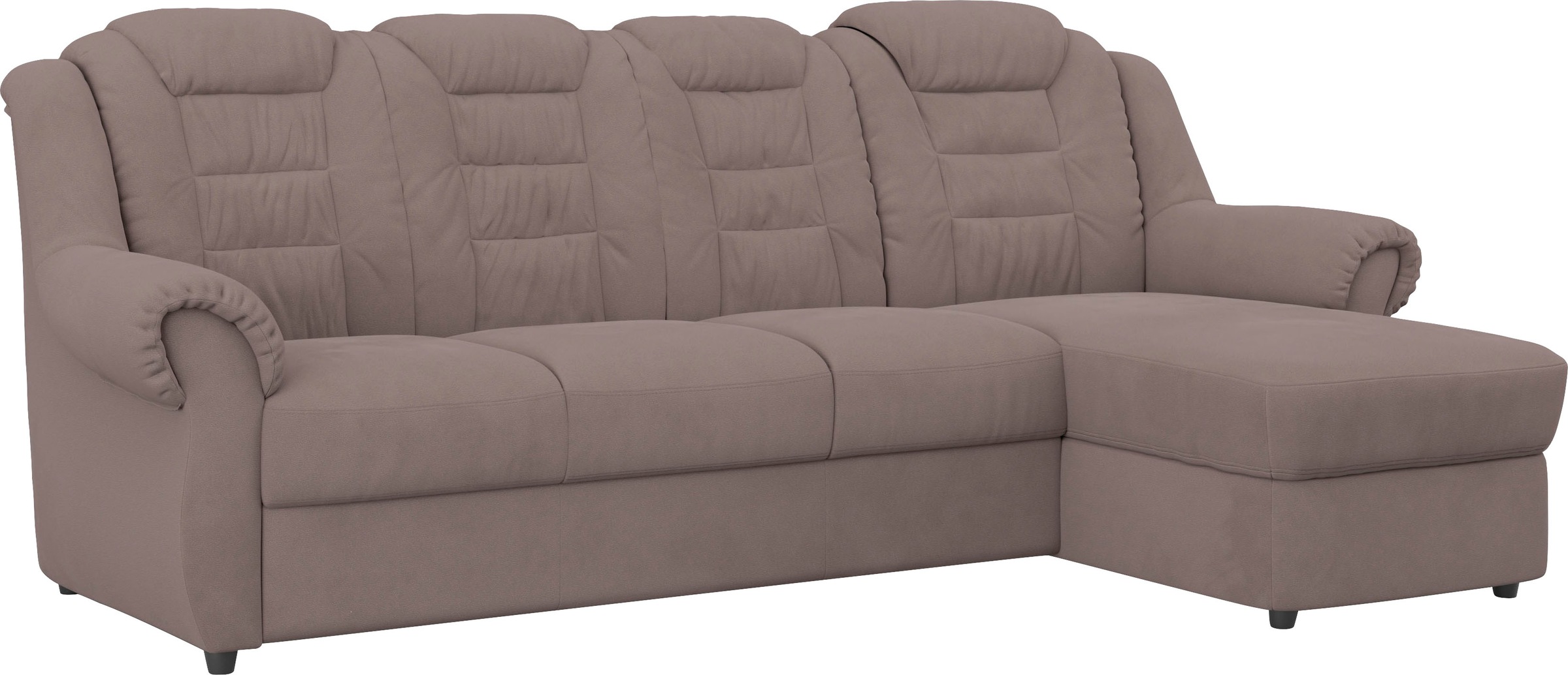 Home affaire Ecksofa »Boston L-Form«, Gemütliches Ecksofa mit hoher Rückenlehne in klassischem Design