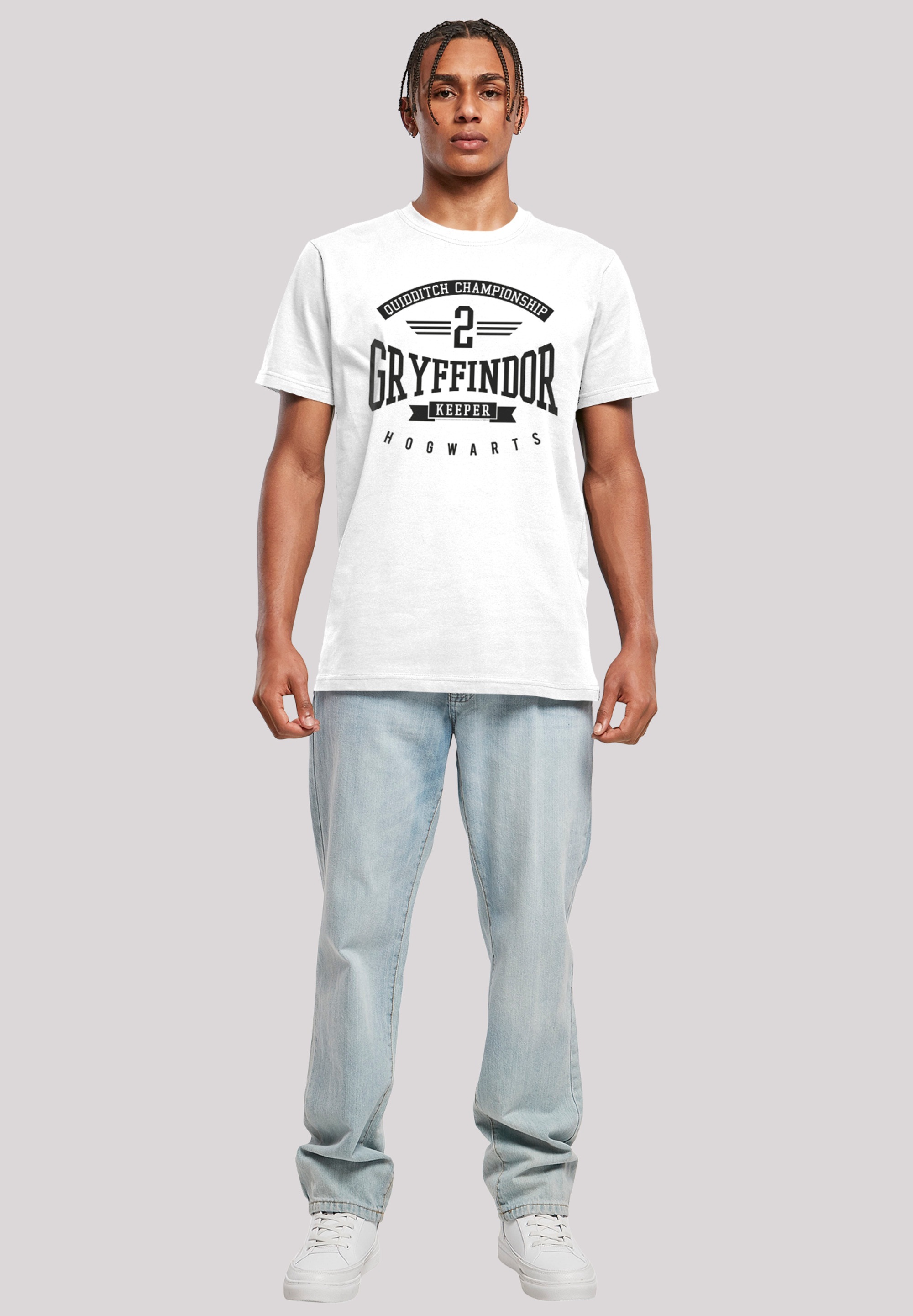 F4NT4STIC T-Shirt »Harry Potter Gryffindor Keeper«, Print