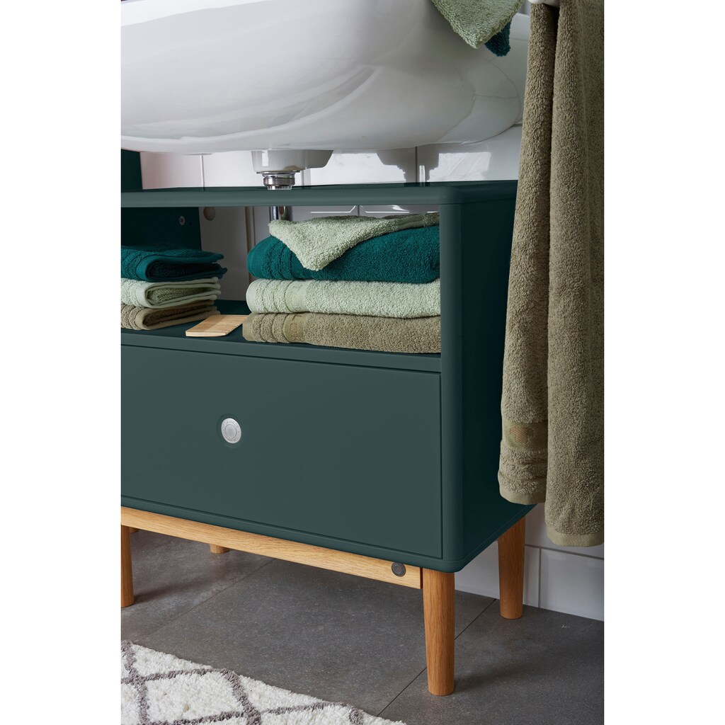 TOM TAILOR HOME Waschbeckenunterschrank »COLOR BATH«, mit Schublade, mit Push-to-Open, mit Füßen in Eiche, Breite 65 cm