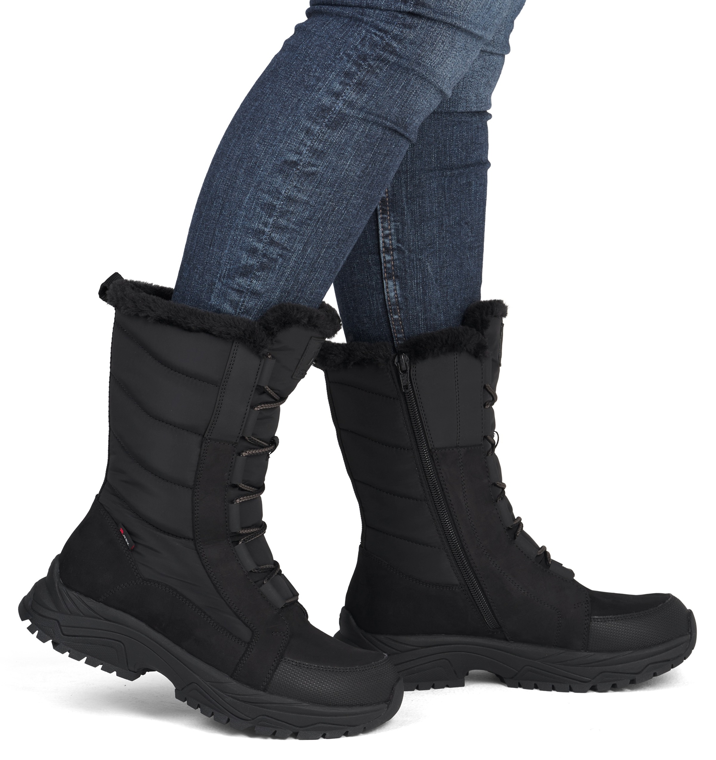 RIEKER Sport Winterstiefel, Snowboots, Winterboots mit wasserabweisender TEX-Membrane