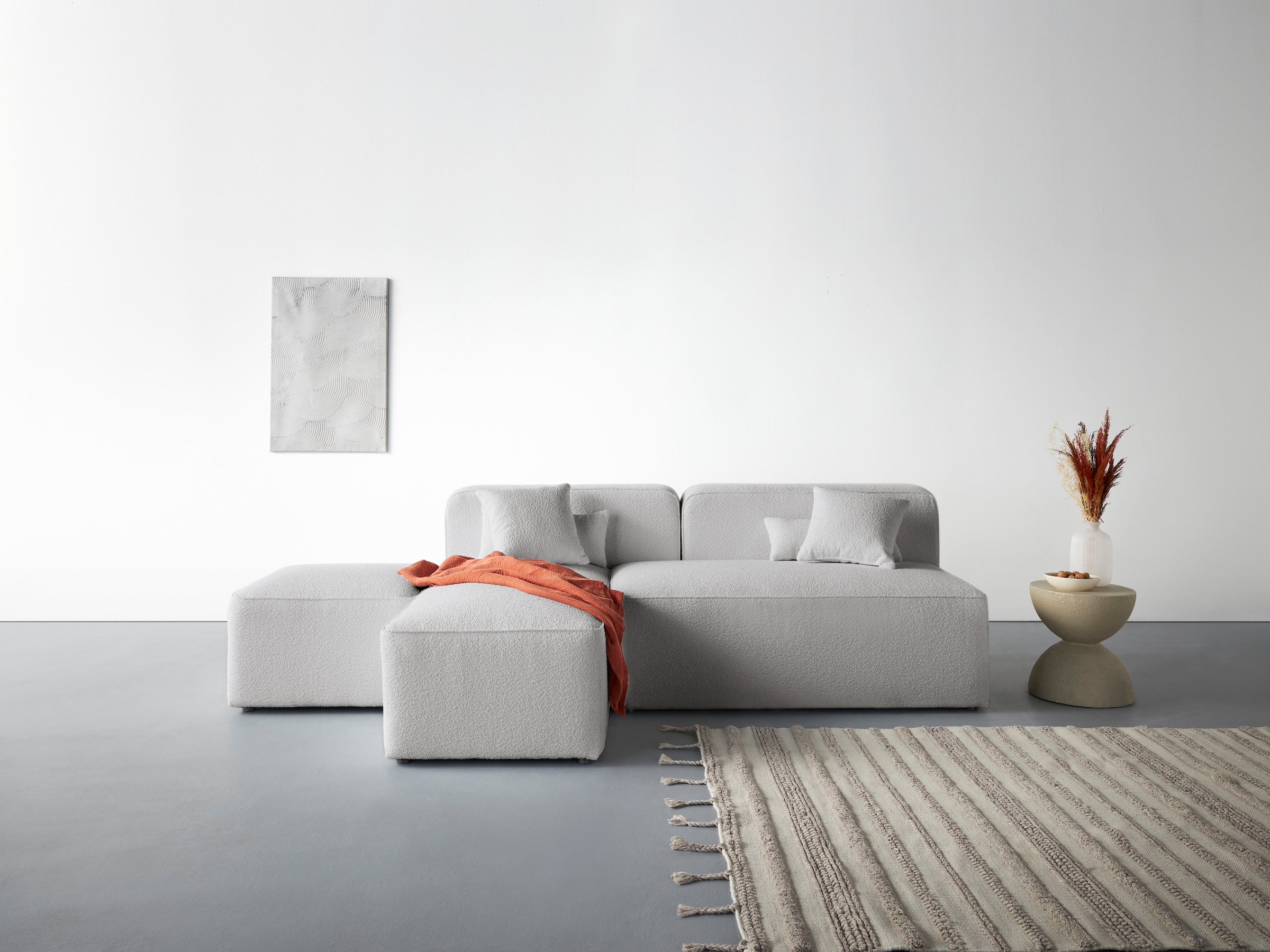 andas Ecksofa "Sundstrup L-Form", Modulserie, individuelle Zusammenstellung günstig online kaufen