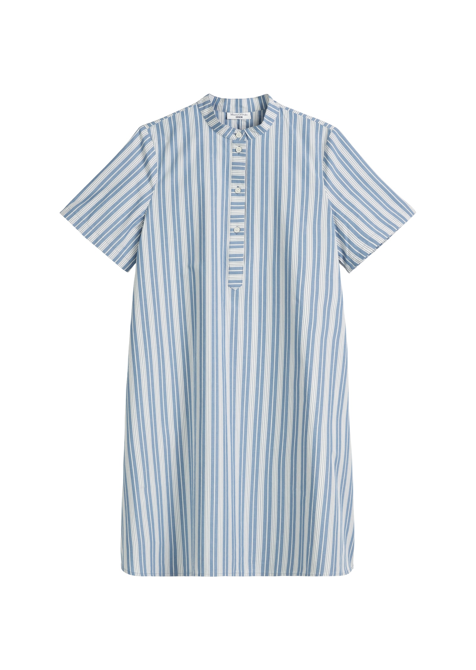 Marc O'Polo DENIM Hemdblusenkleid, gestreift, A-Shape