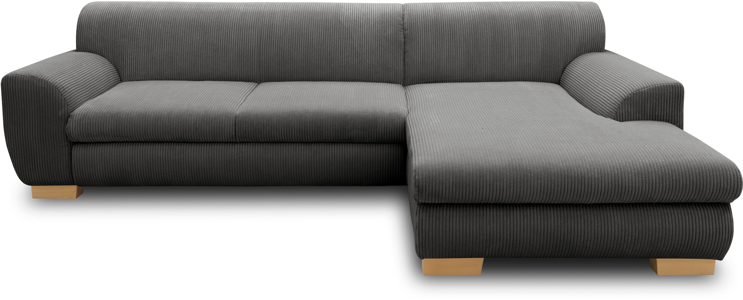 Home affaire Ecksofa "Nika zeitlos und elegant, L-Form" wahlweise mit Bettf günstig online kaufen