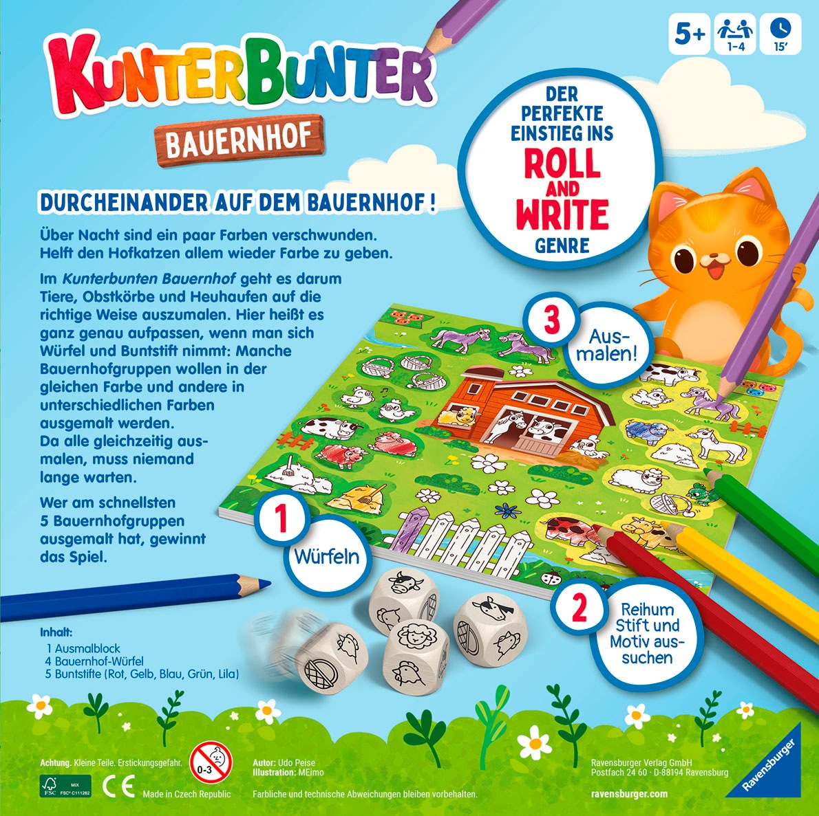 Ravensburger Spiel »Kunterbunter Bauernhof«, Made in Europe