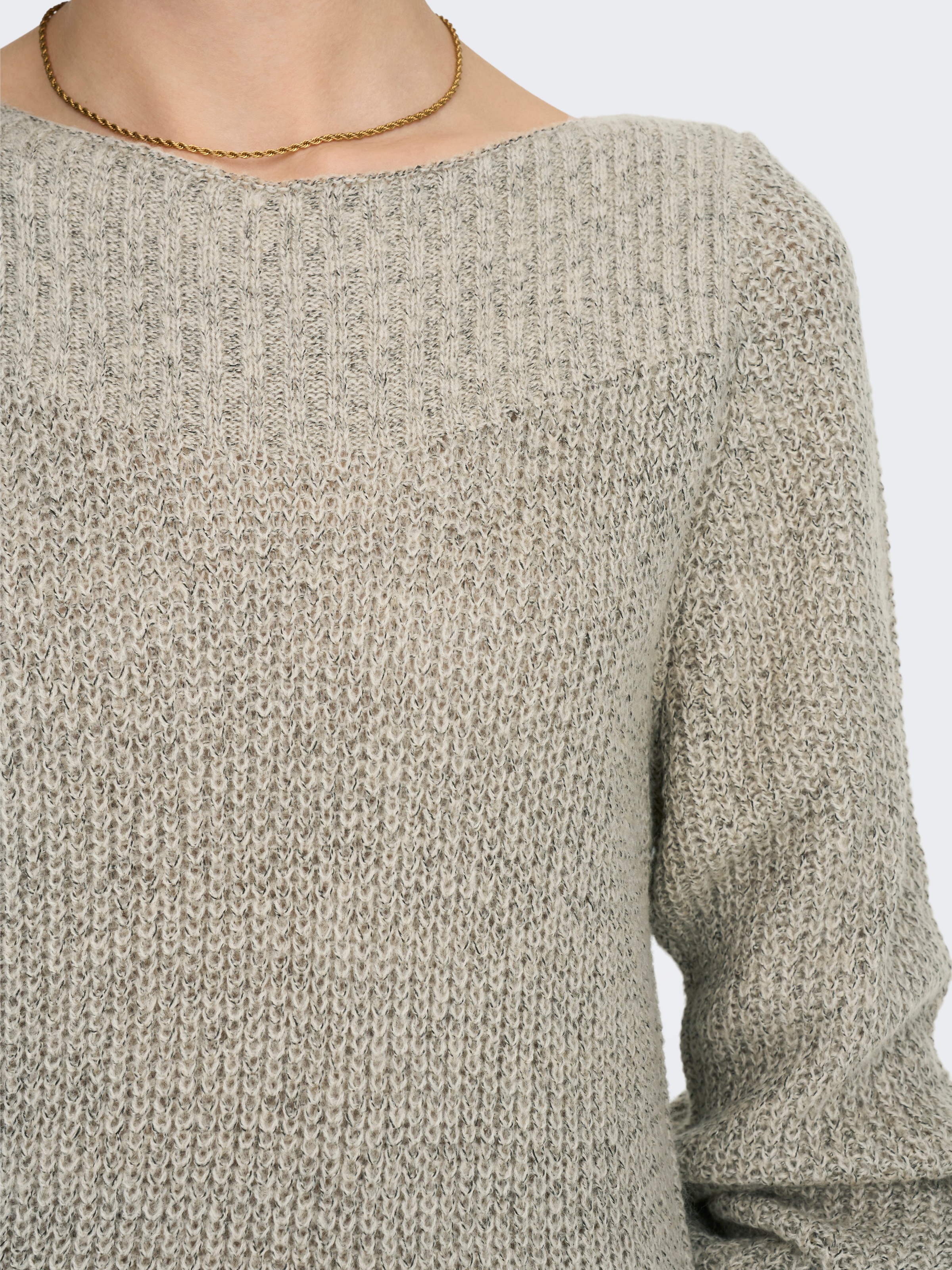 Thumbnail - JDY Minikleid "JDYWHITNEY MEGAN L/S BOAT DRESS KNT NOOS" Sommerkleid