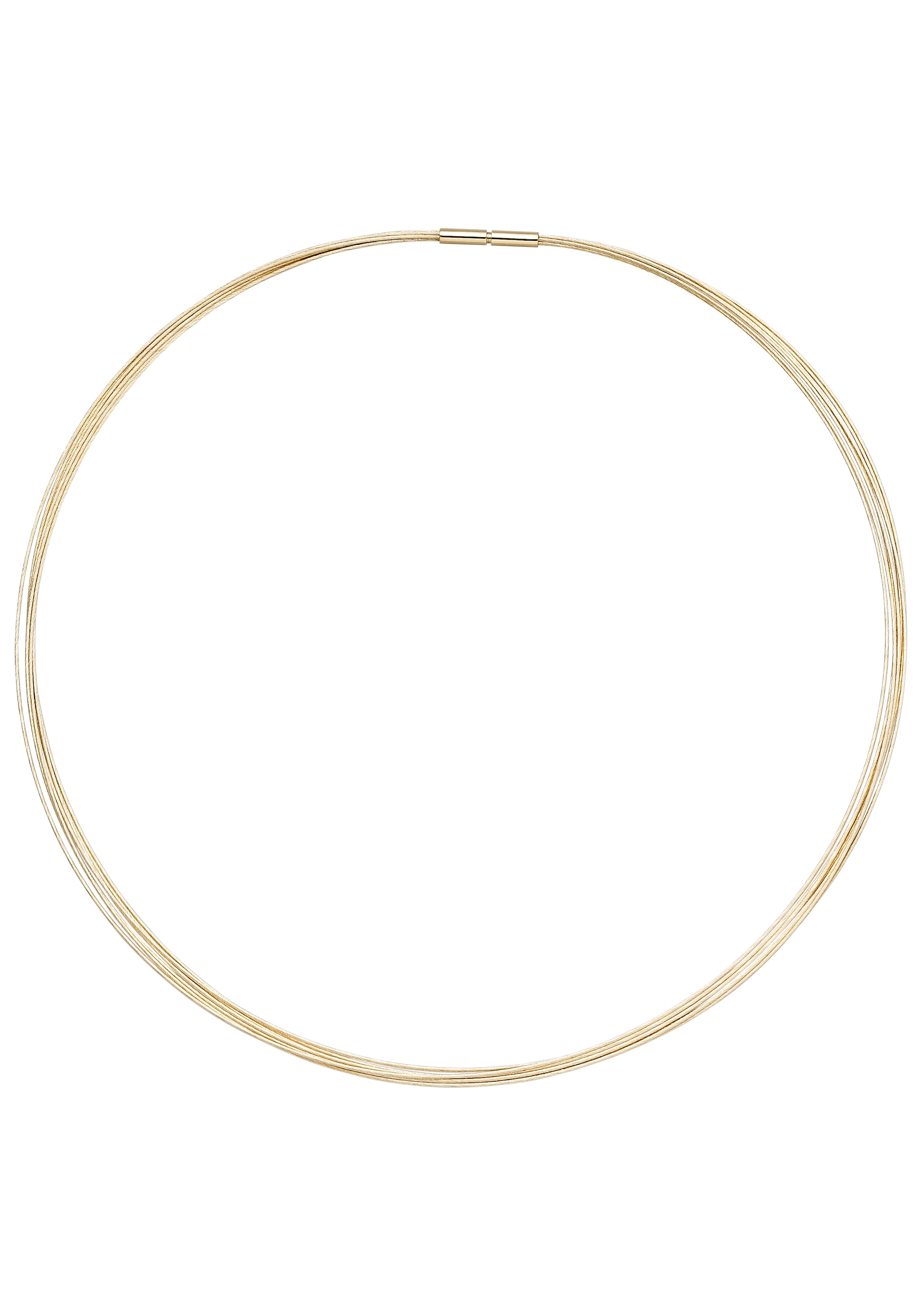 JOBO Halsreif 7-reihig 585 Gold 50 cm