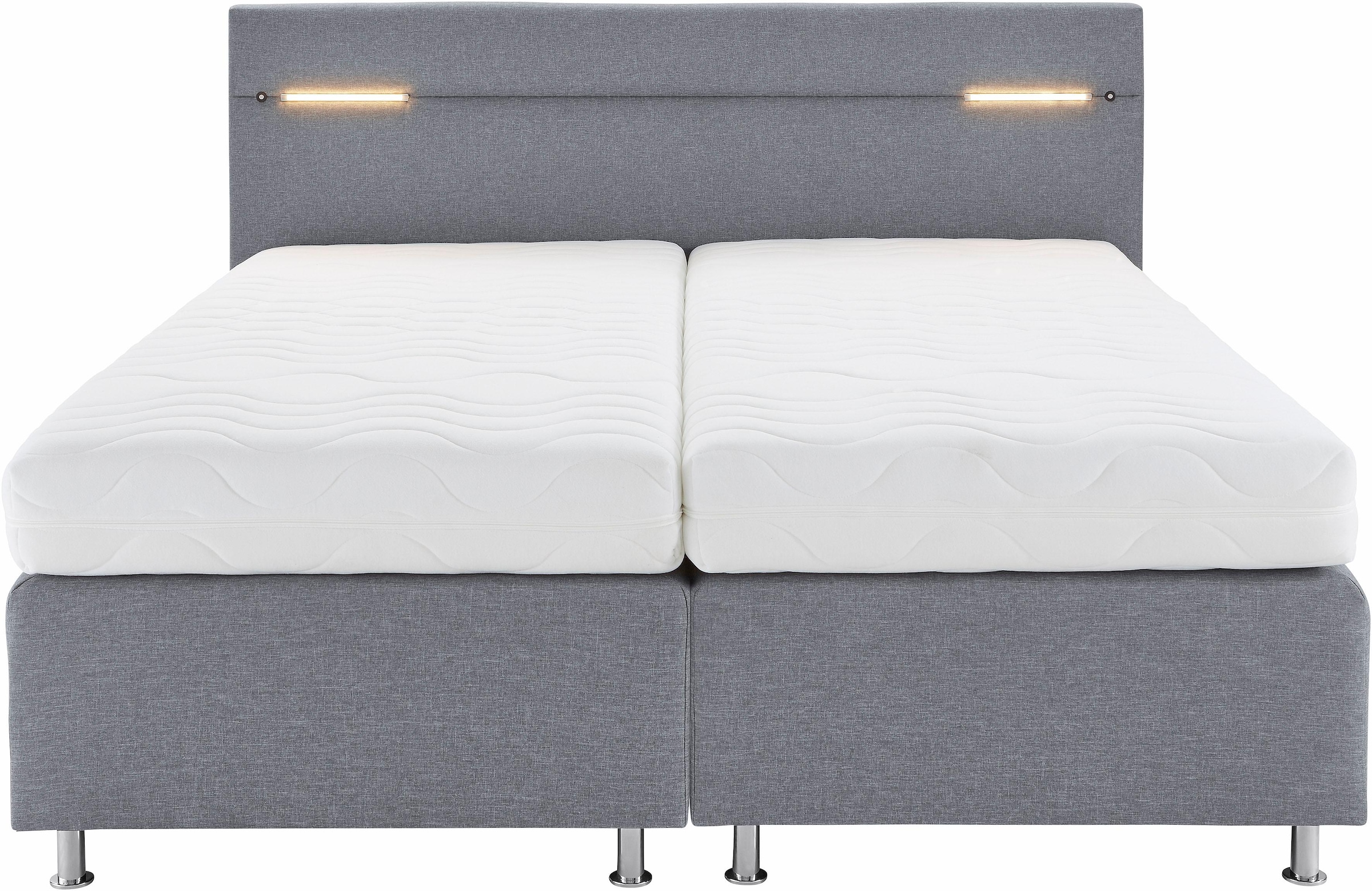 Westfalia Schlafkomfort Boxspringbett, wahlweise mit LED-Beleuchtung
