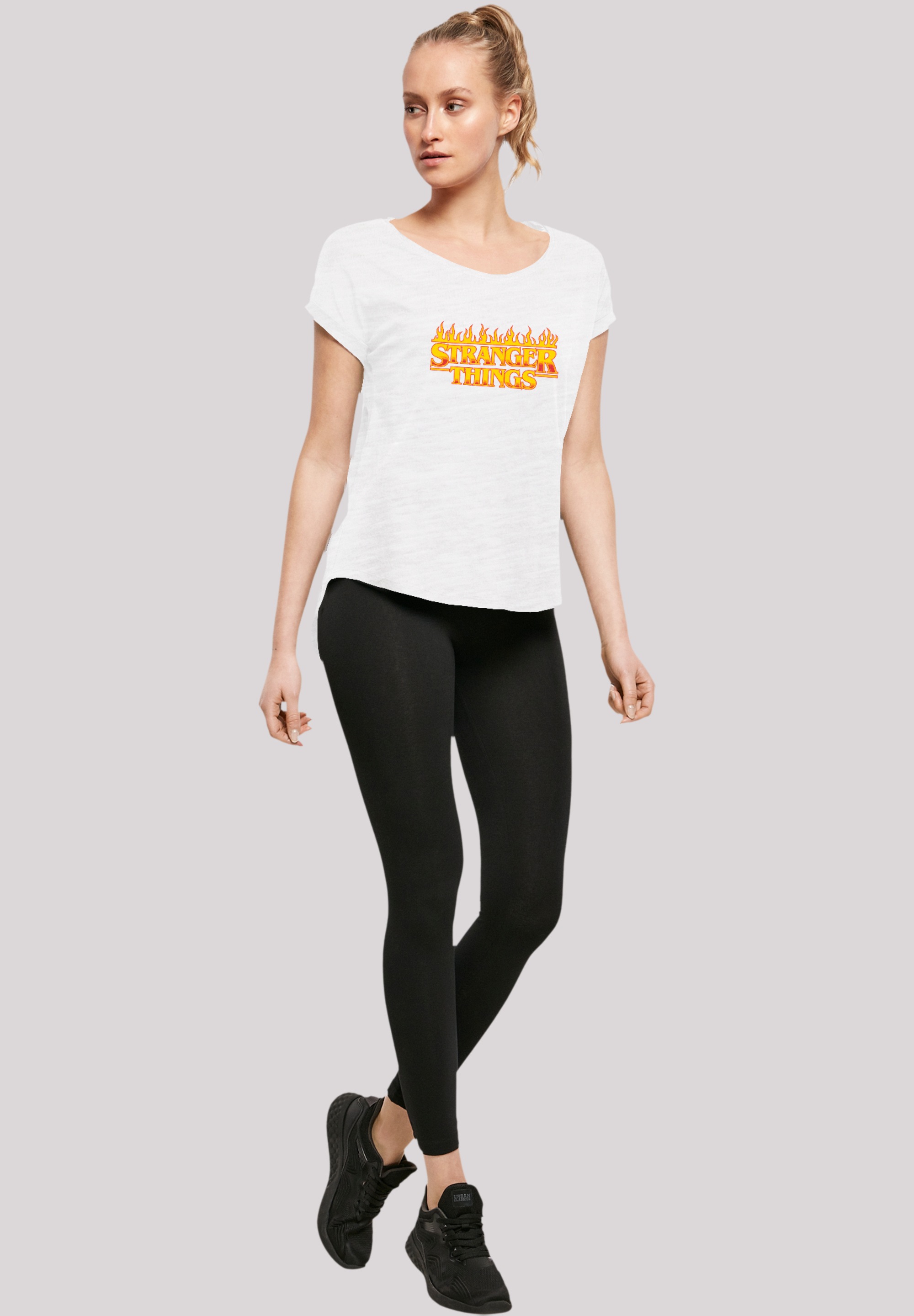 F4NT4STIC T-Shirt »Stranger Things Fire Logo Women Netflix TV Series«, Premium Qualität