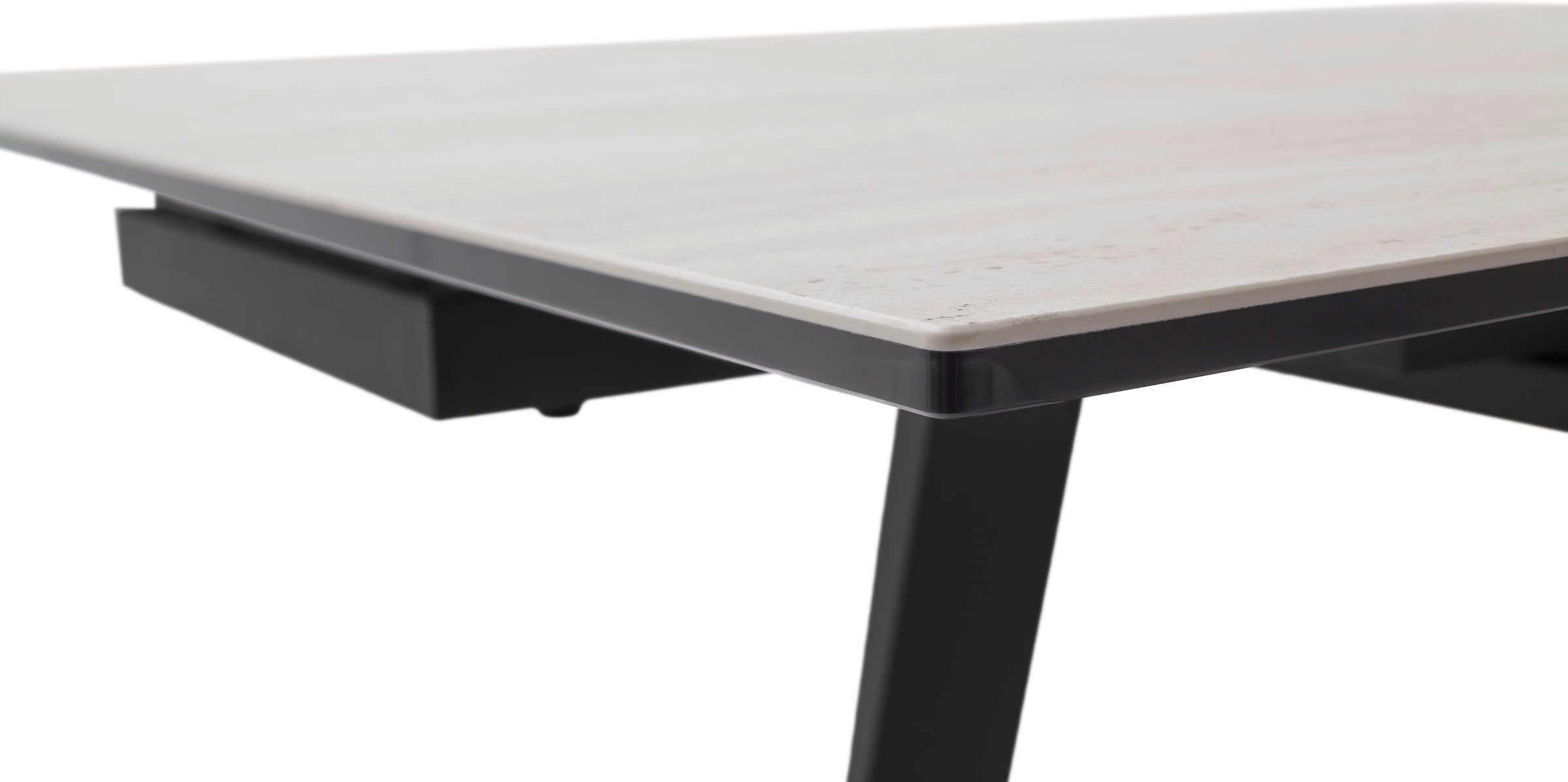 MCA furniture Esstisch »Kalamata« 1 Stk. tlg. Auszugstisch, Stirnauszug, Metallgestell, Keramik, Sicherheitsglas